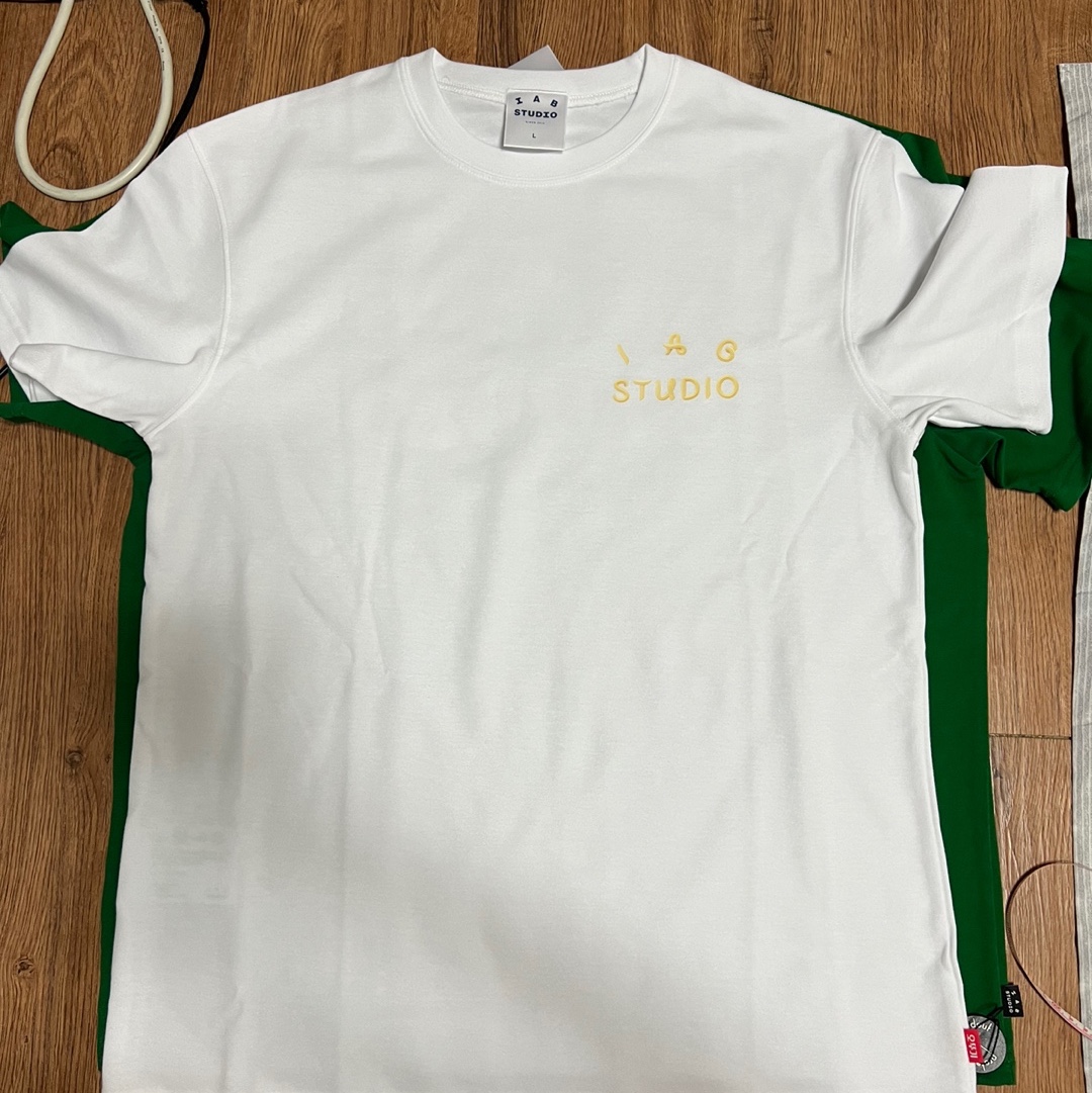 IAB Studio x Ottogi Mayonnaise 50th Anniversary T-Shirt White 착용 스타일
