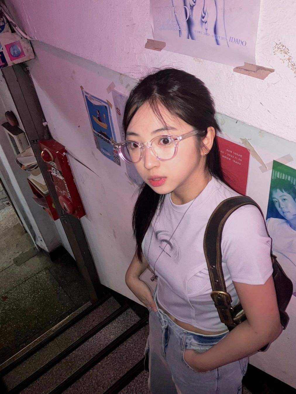 Art Of Field Section Short Sleeved T-Shirt Light Gray 착용 스타일 - 2