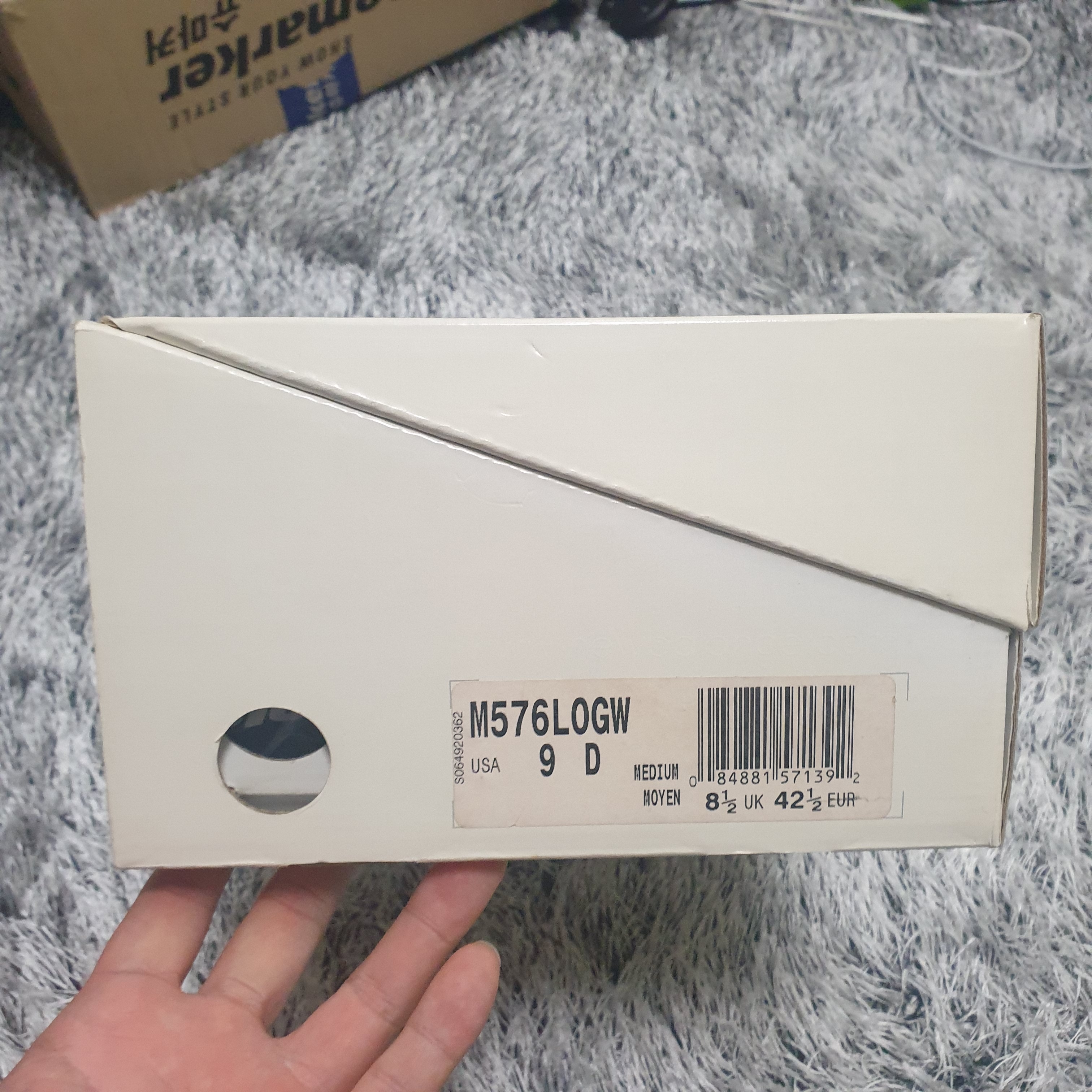New Balance 576 Made in USA Green 착용 스타일 - 4
