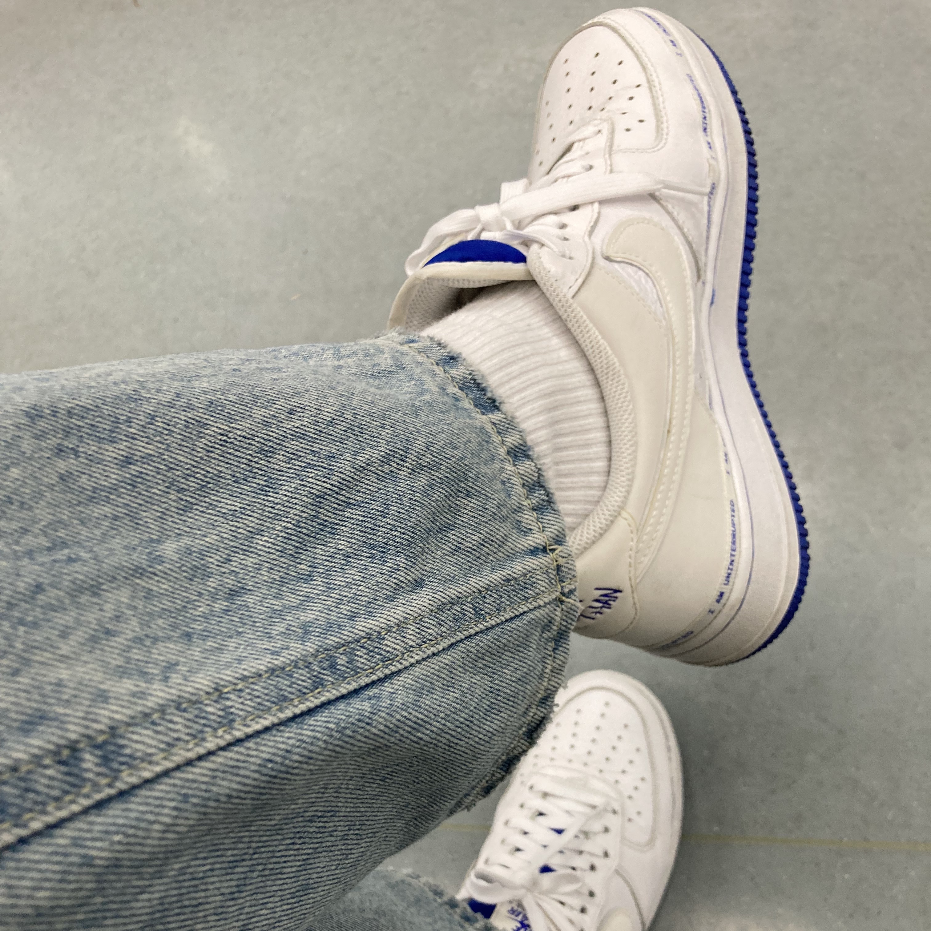 Nike x Uninterrupted Air Force 1 Low QS More Than 착용 스타일
