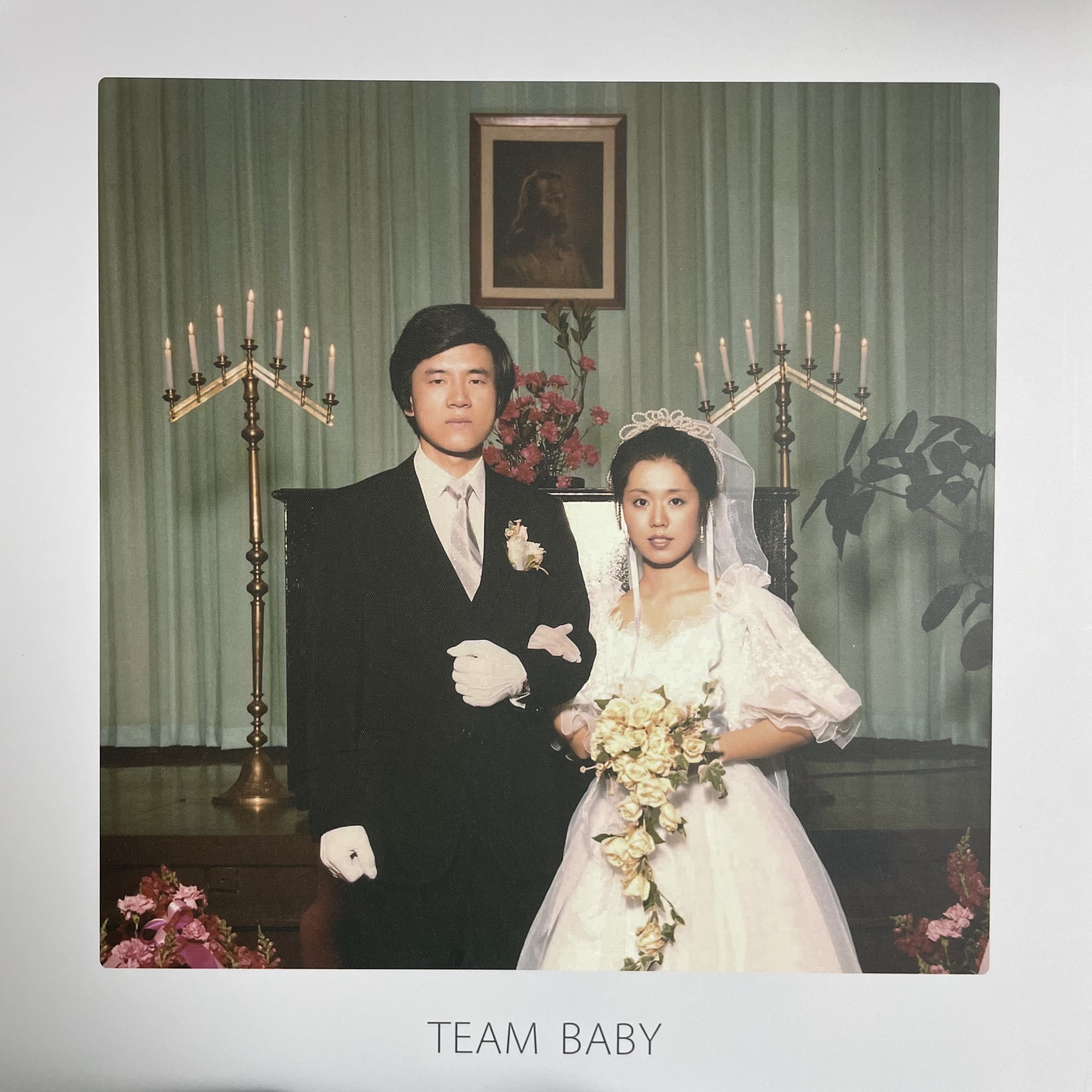 The Black Skirts 3rd Album Part 1 Team Baby LP Splatter Color 착용 스타일 - 1