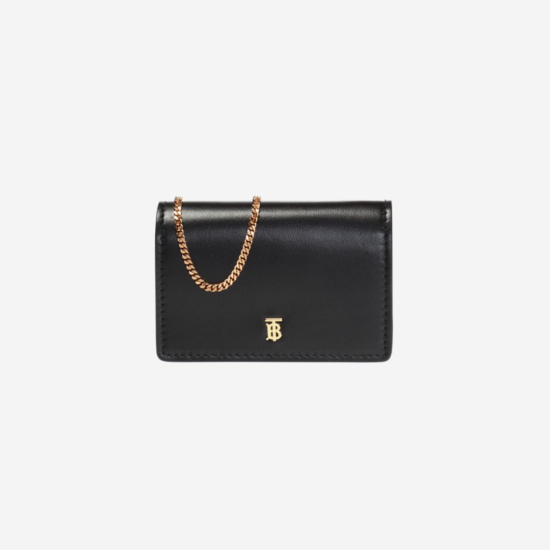 Burberry Detachable Chain Card Case Black 상세 이미지 1