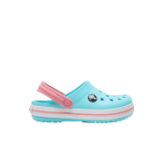 (Kids) Crocs Crocband Clog Ice Blue White