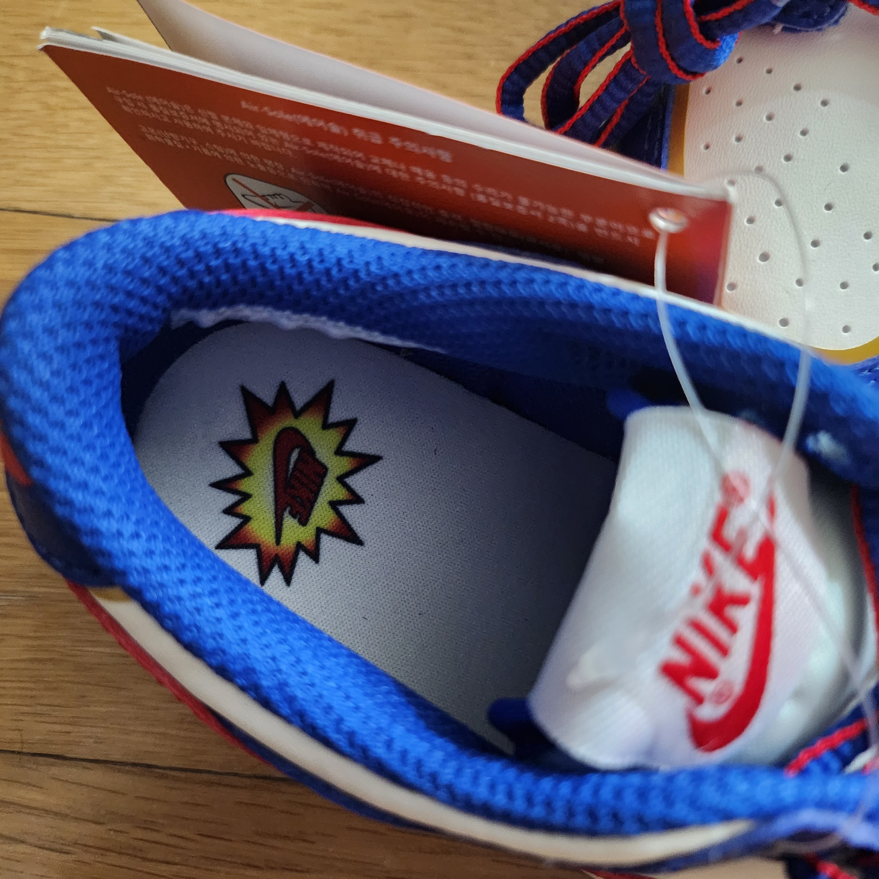 (PS) Nike Dunk Low Game Royal University Red 착용 스타일 - 5