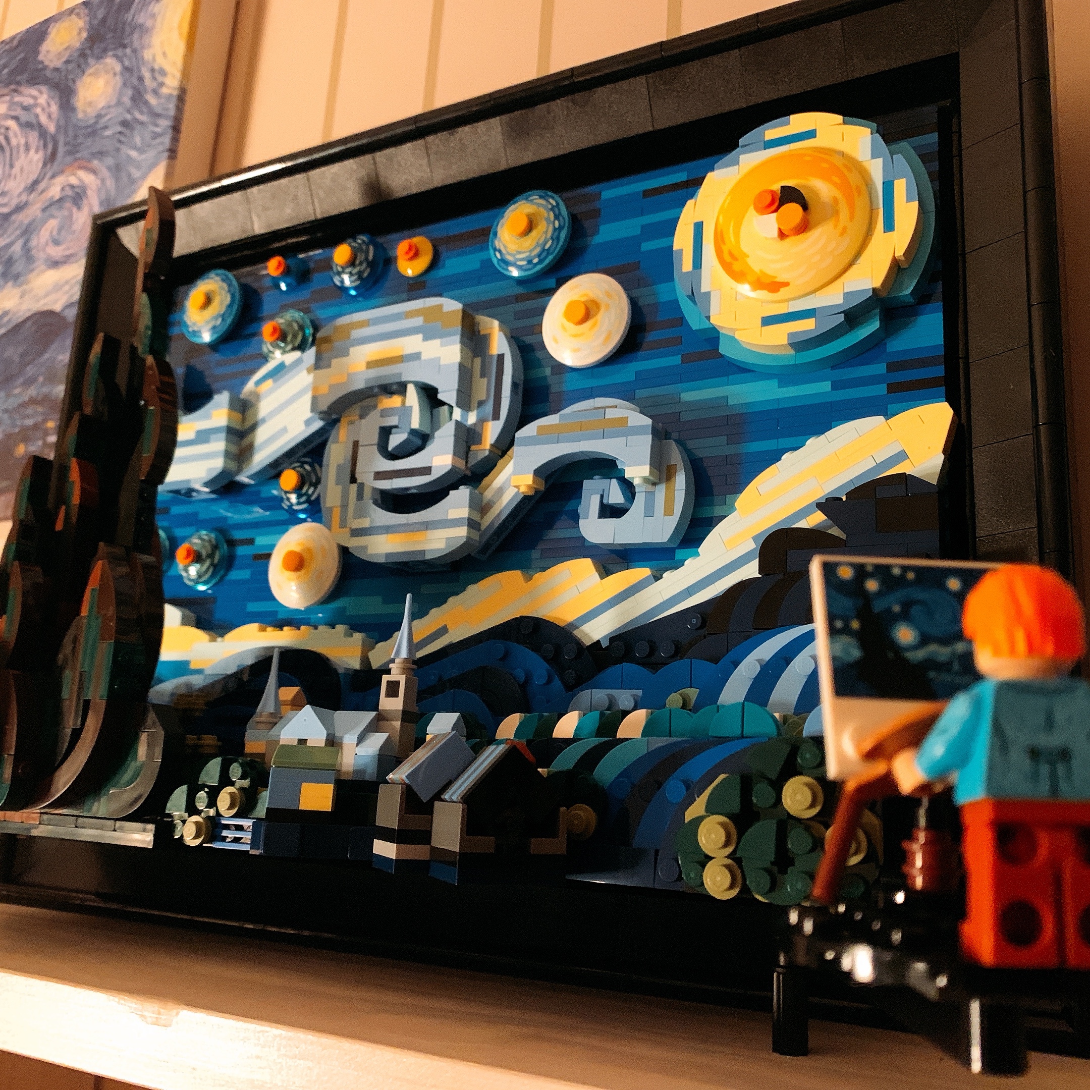 Lego Vincent Van Gogh The Starry Night 착용 스타일