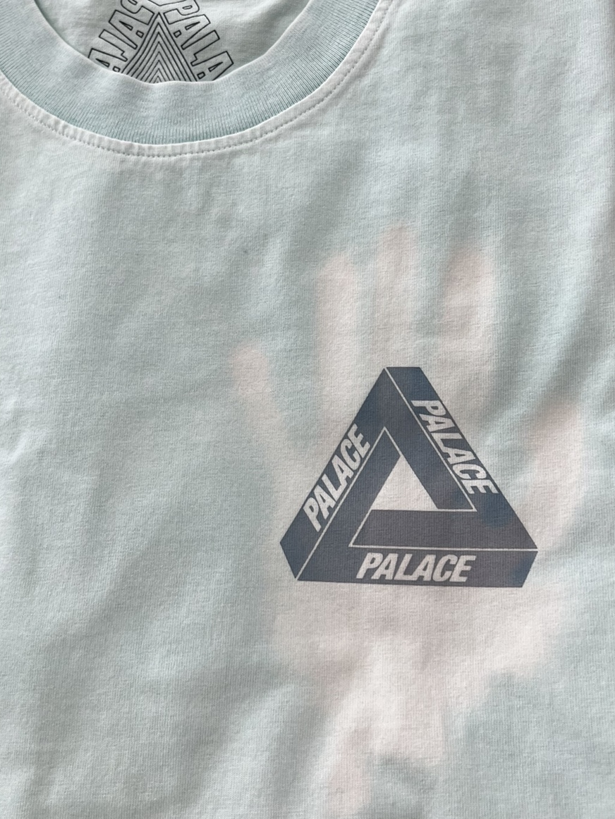 Palace Reacto Tri-Ferg T-Shirt Green - 23SS 착용 스타일 - 2