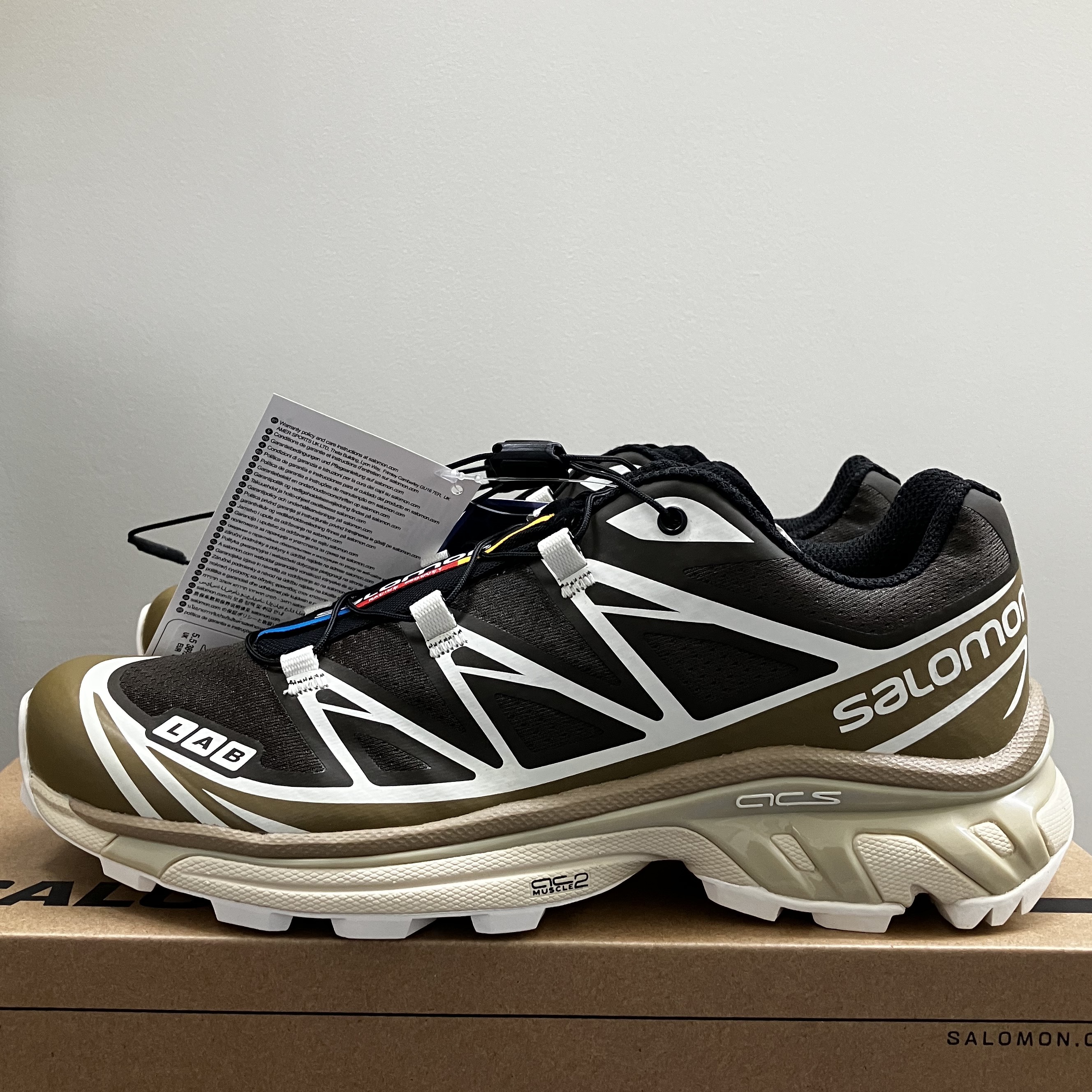 Salomon XT-6 Kangaroo Vanilla Ice 착용 스타일