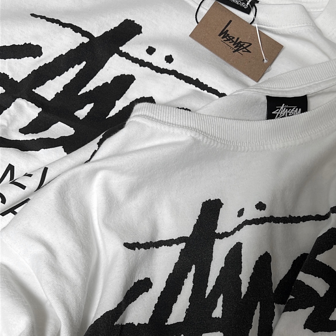 Stussy World Tour T-Shirt White 착용 스타일