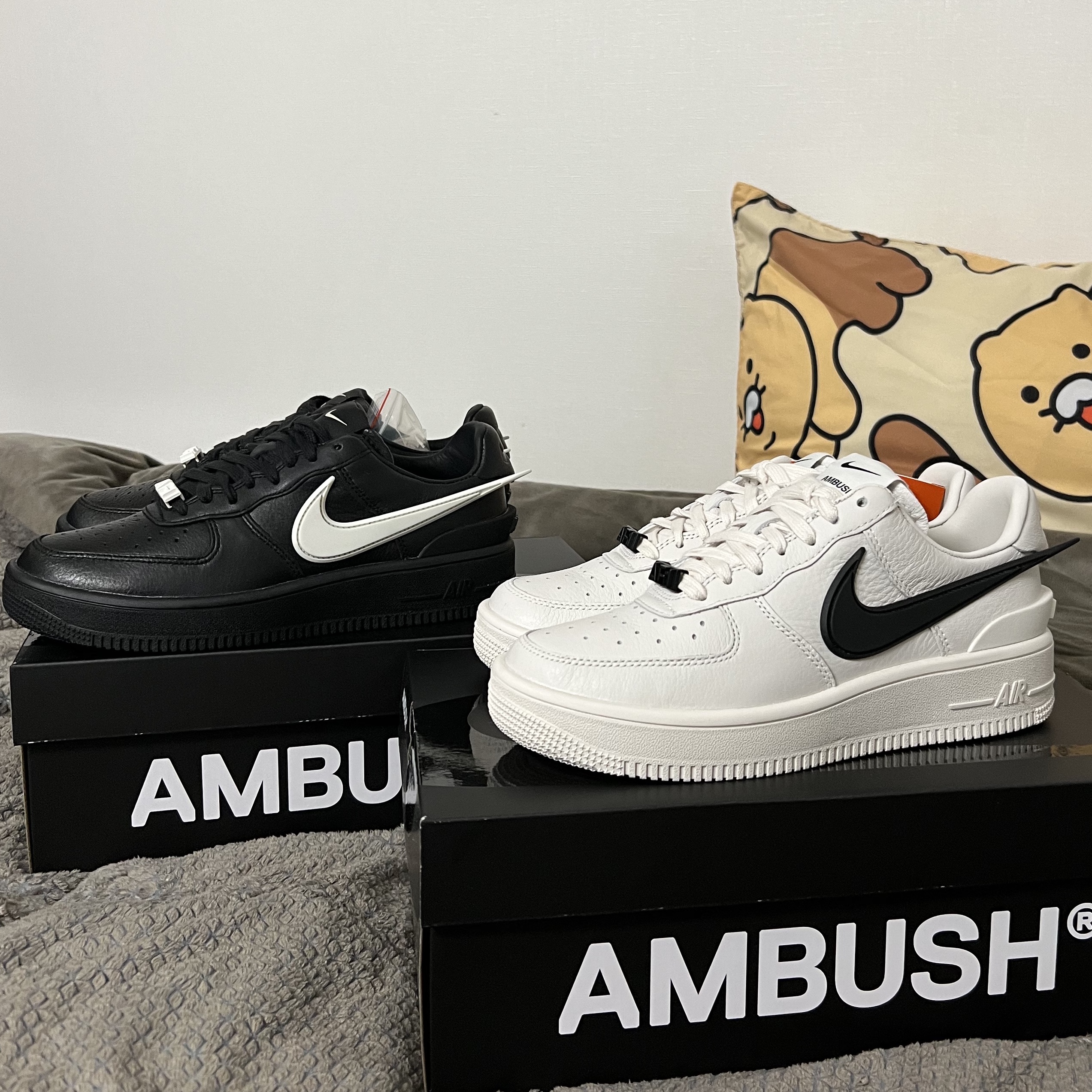 Nike x Ambush Air Force 1 Low SP Phantom, Nike x Ambush Air Force 1 Low SP Black 착용 스타일 - 2