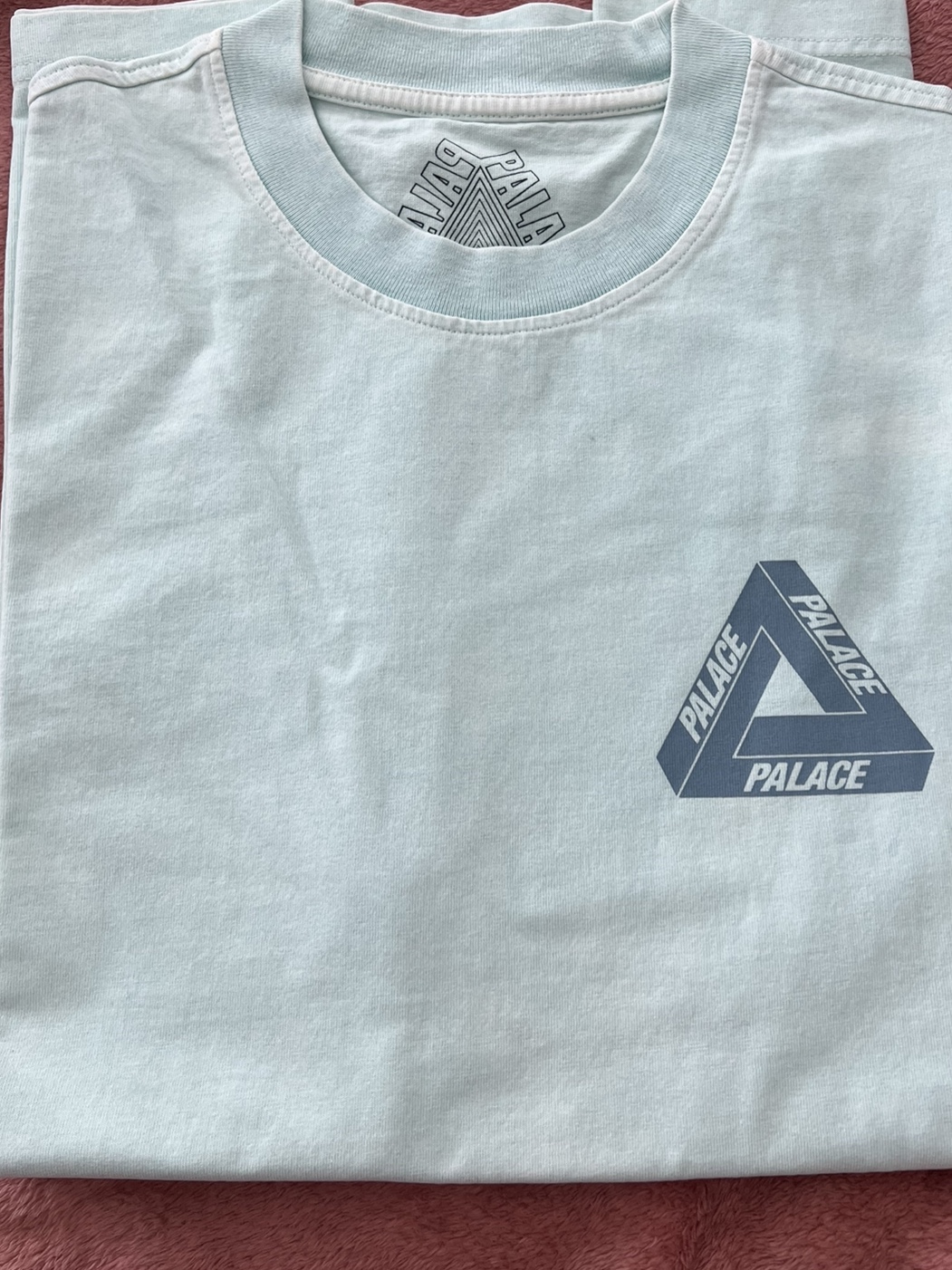Palace Reacto Tri-Ferg T-Shirt Green - 23SS 착용 스타일 - 1