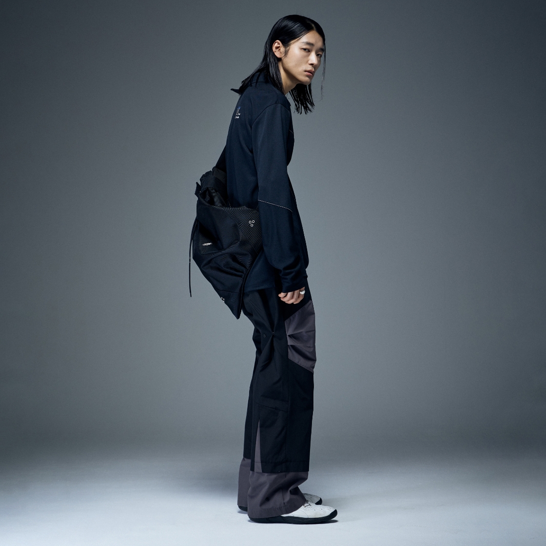【Opening Project】 Drawstring Snap Sling Bag /追跡付 Opening Project】 Drawstring Snap Sling Bag /追跡付