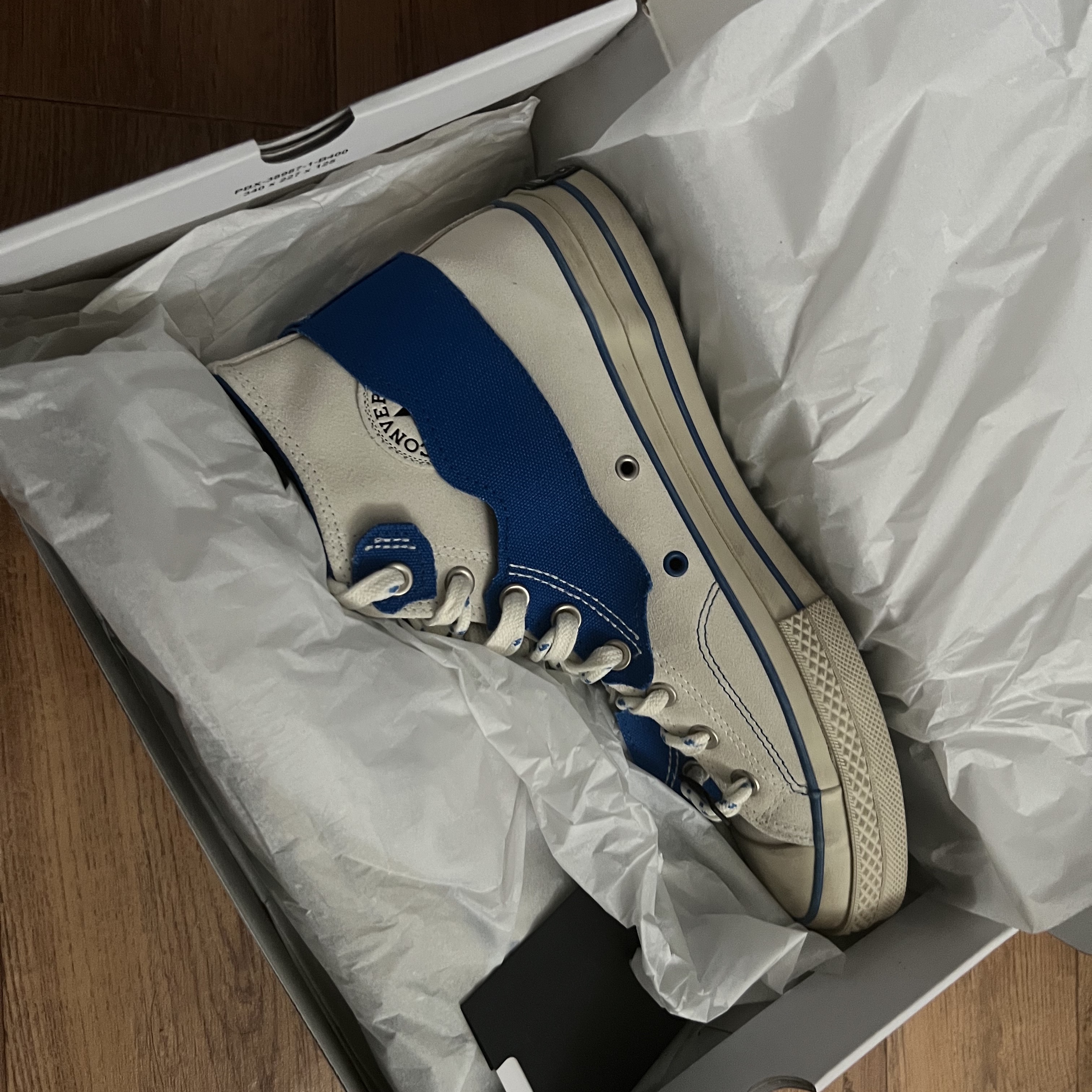 Converse x Ader Error Chuck 70 High White 착용 스타일 - 2