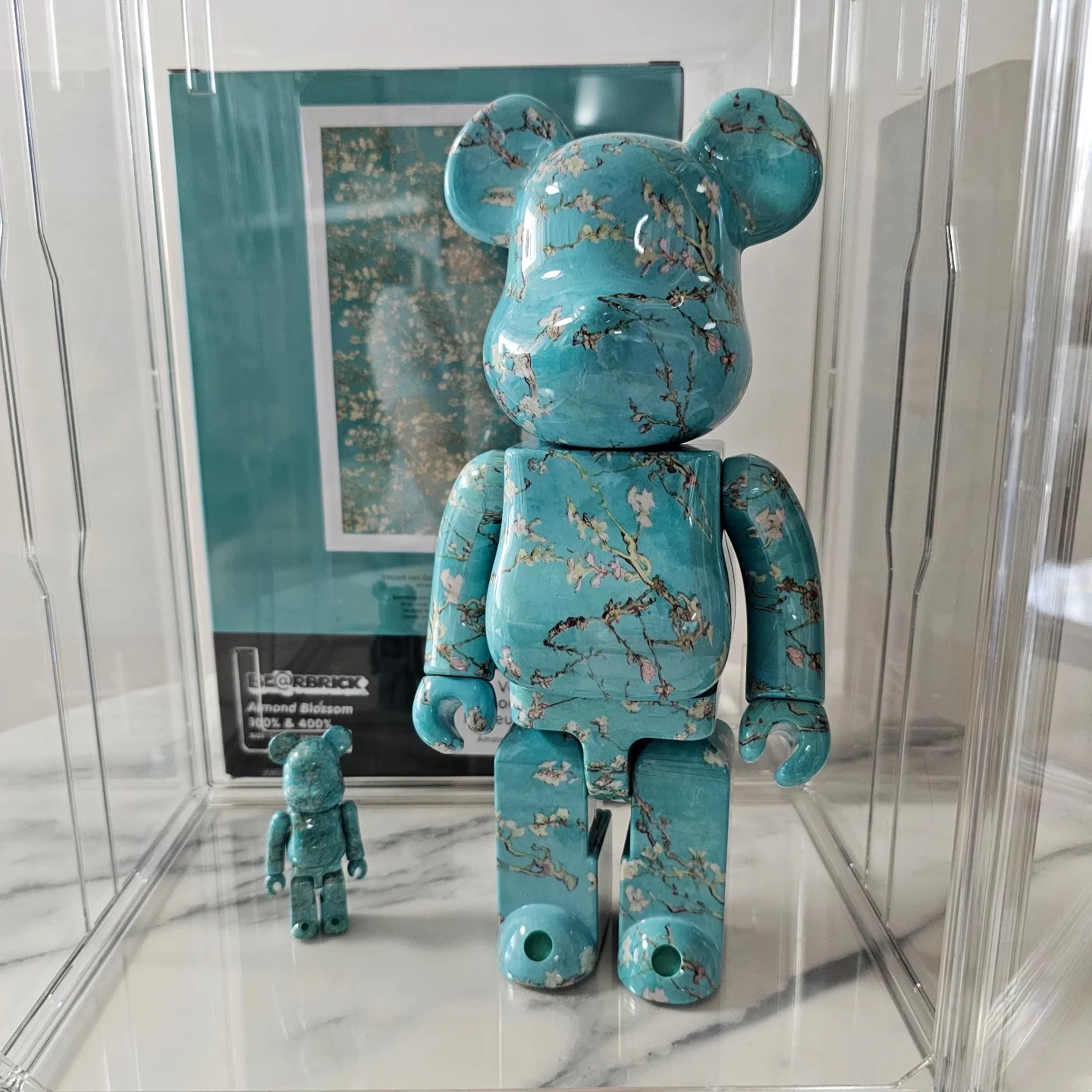 Bearbrick x Vincent Van Gogh Museum Almond Blossom 100% & 400% Set 착용 스타일