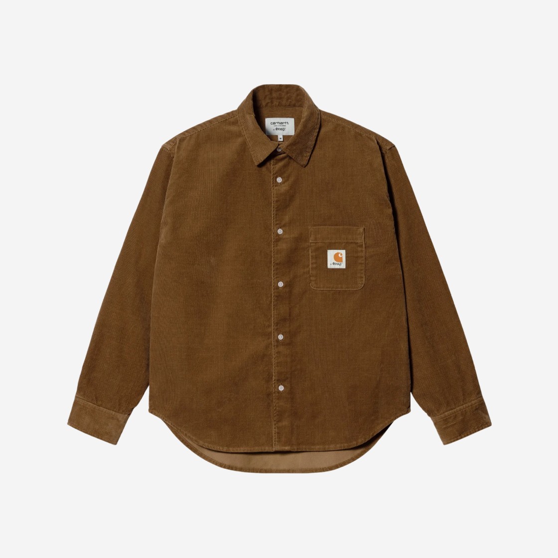 Carhartt WIP x Awake NY Corduroy Shirt Brown 상세 이미지 1