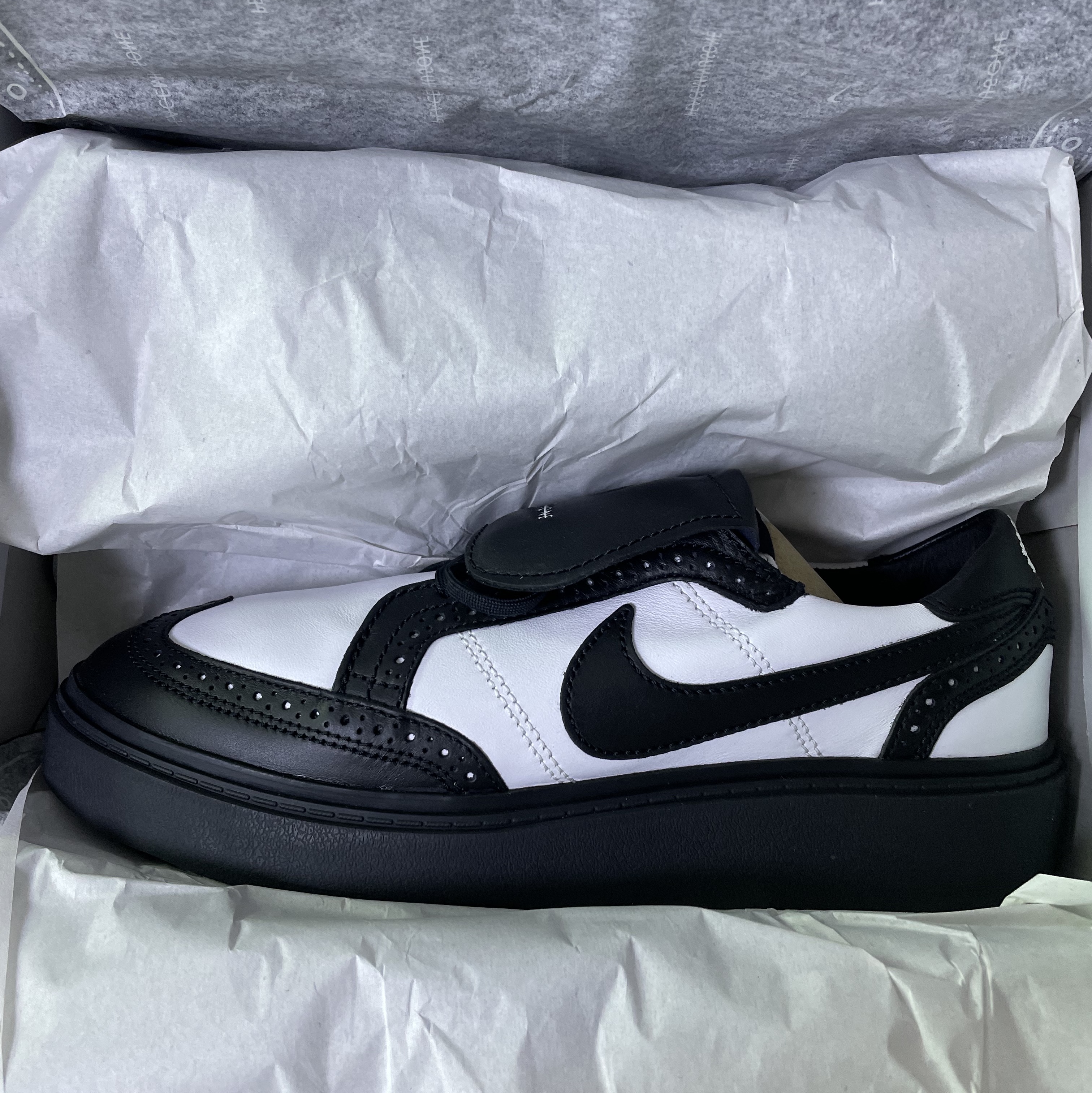 Nike x Peaceminusone Kwondo1 Black and White 착용 스타일
