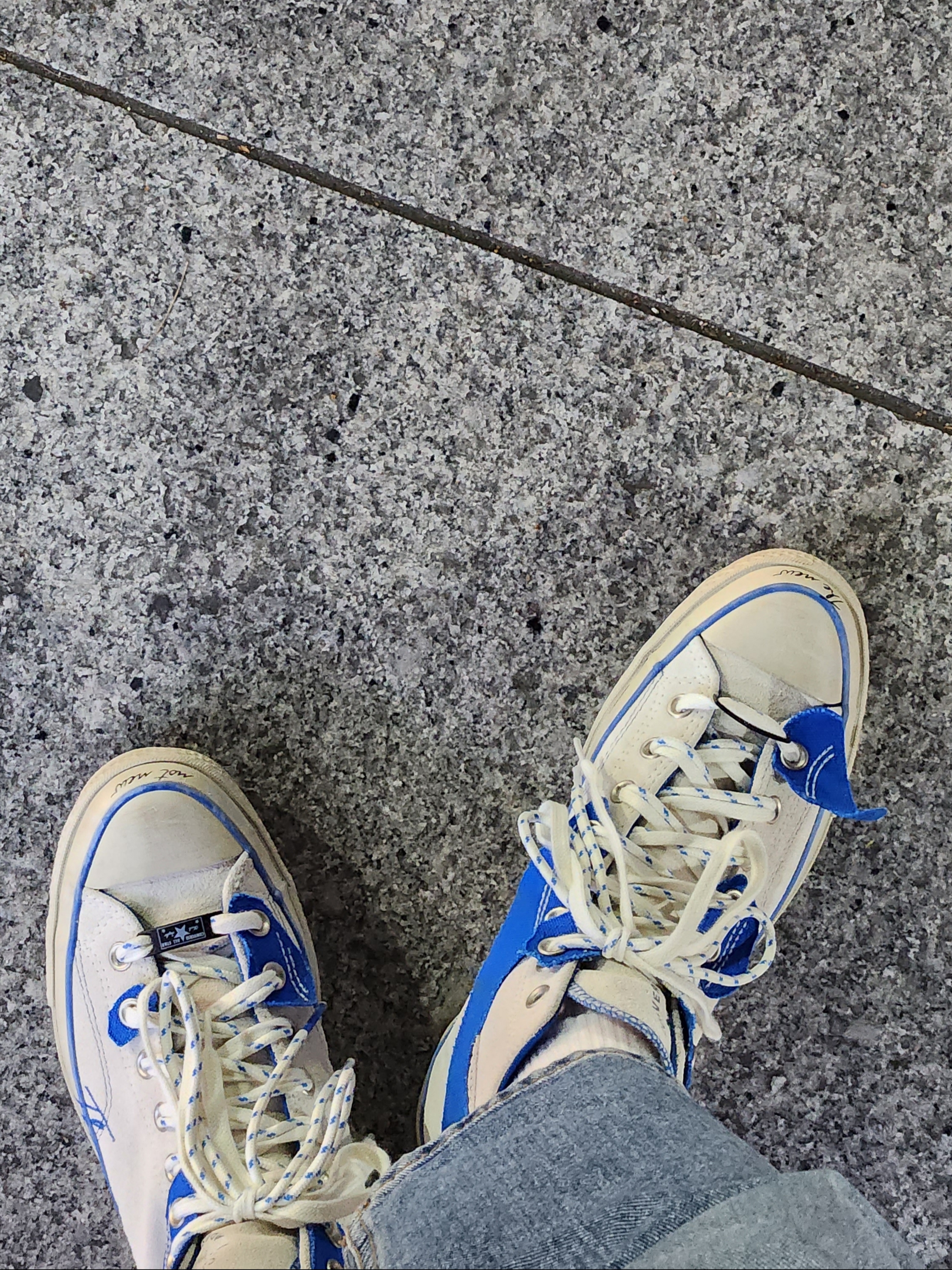 Converse x Ader Error Chuck 70 High White 착용 스타일