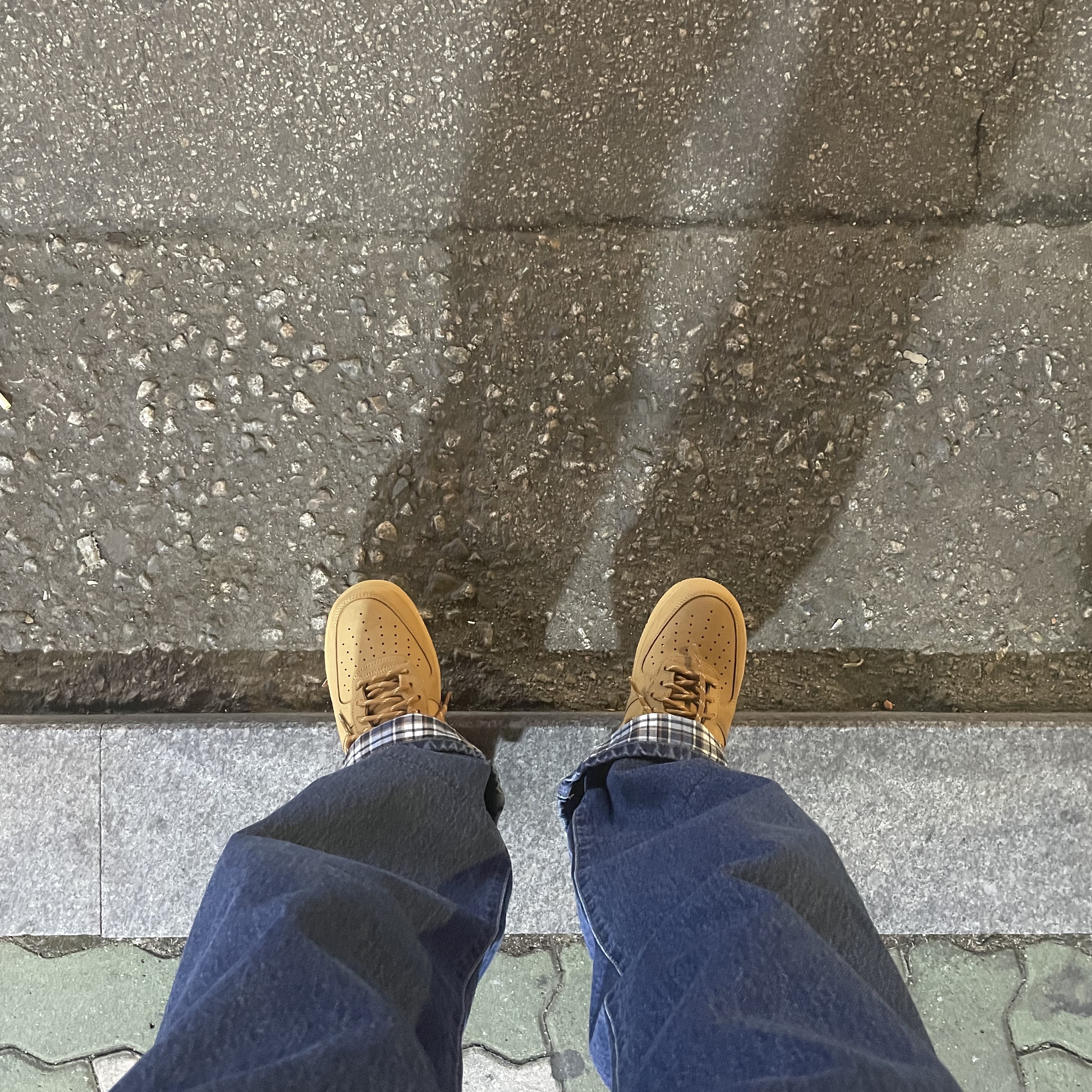 Nike Air Force 1 '07 WB Flax 착용 스타일
