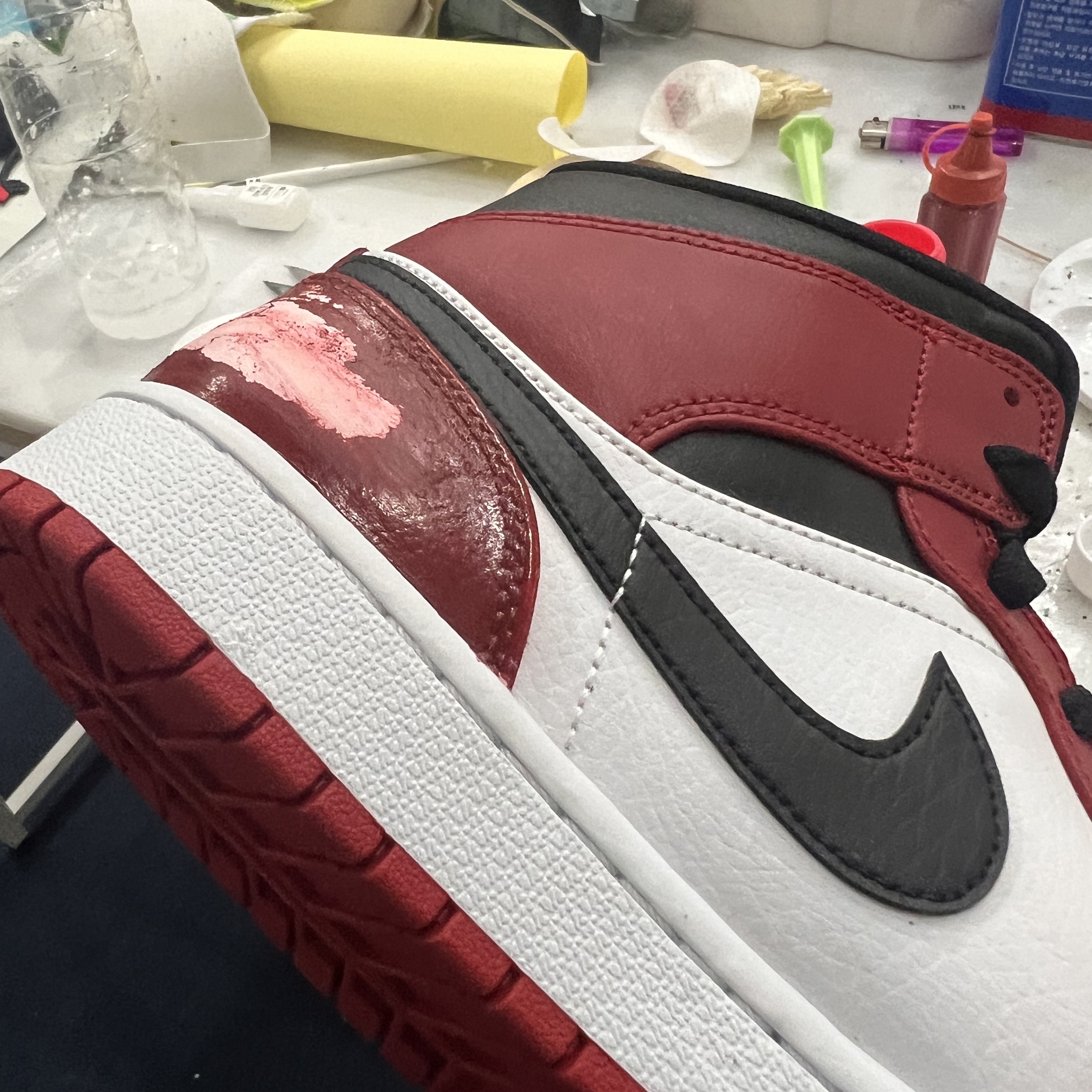 Jordan 1 Mid Chicago 2020 착용 스타일 - 3