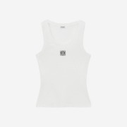 (W) Loewe Anagram Tank Top in Cotton White