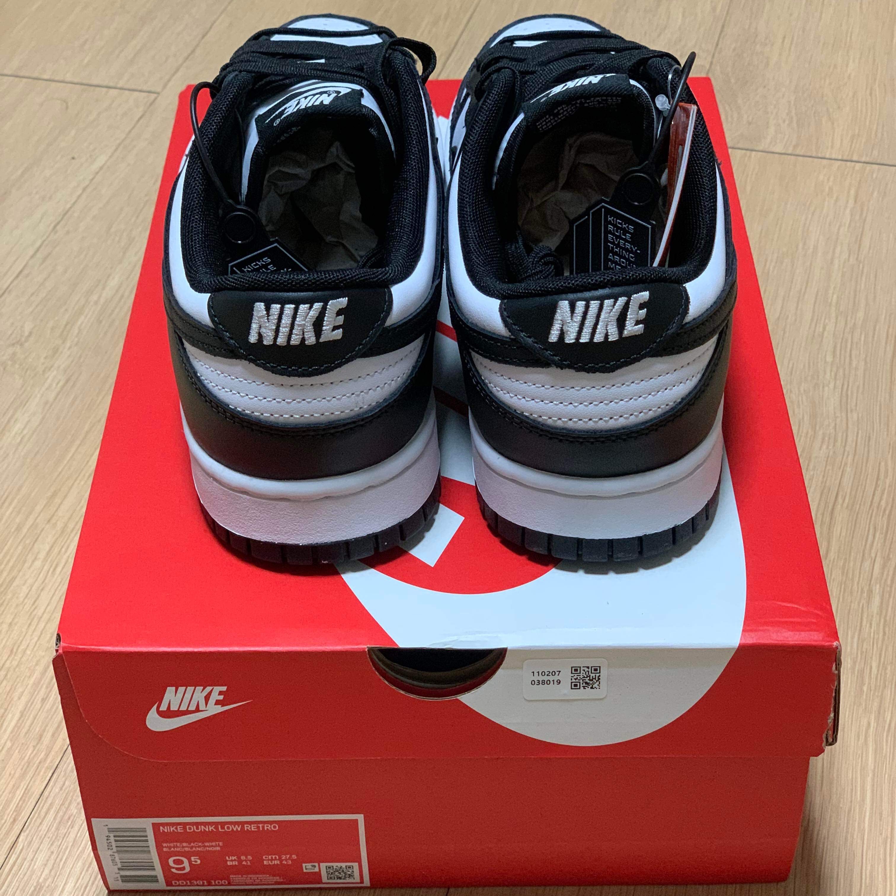 (W) Nike Dunk Low Black 착용 스타일 - 4