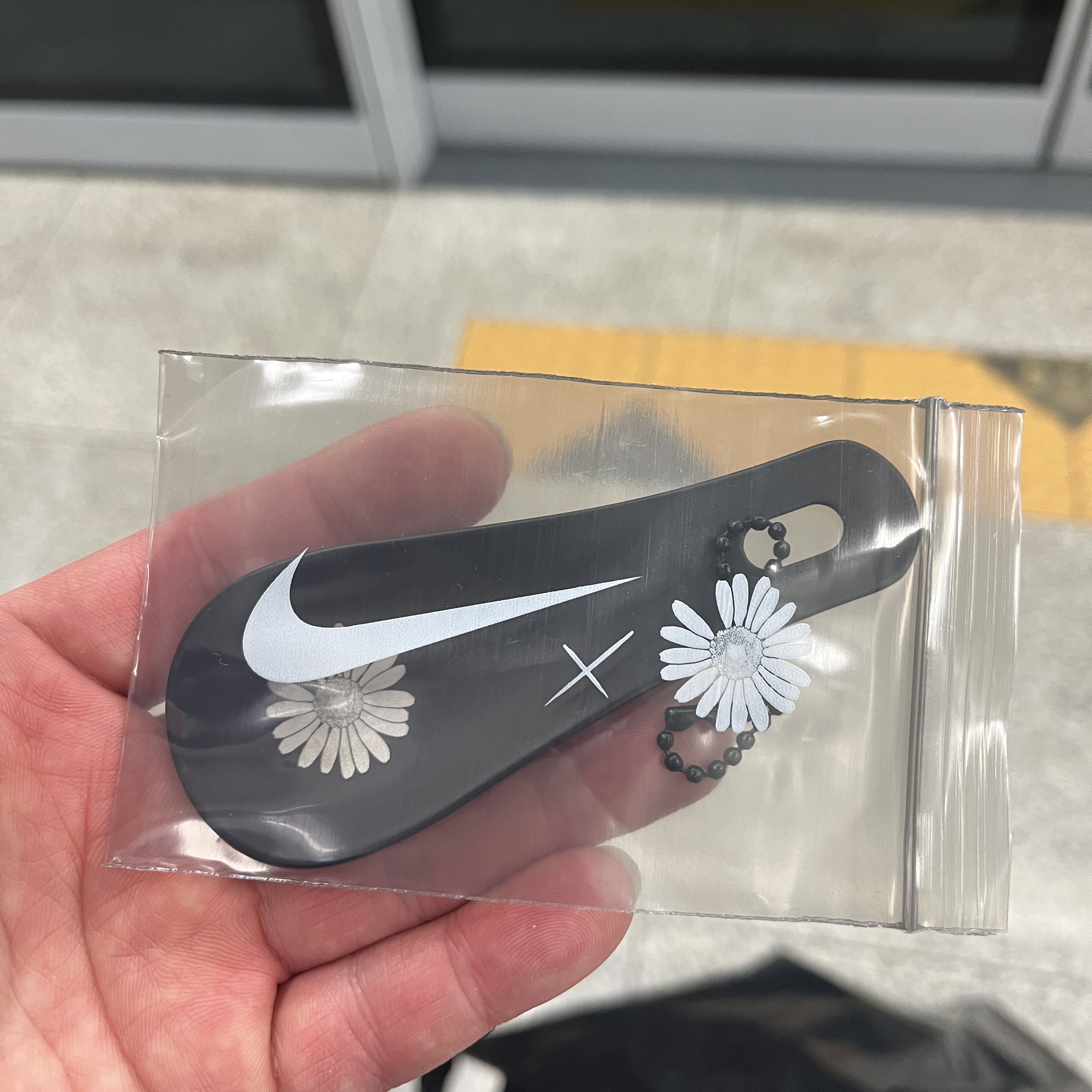 Nike x Peaceminusone Kwondo1 Black and White 착용 스타일 - 2