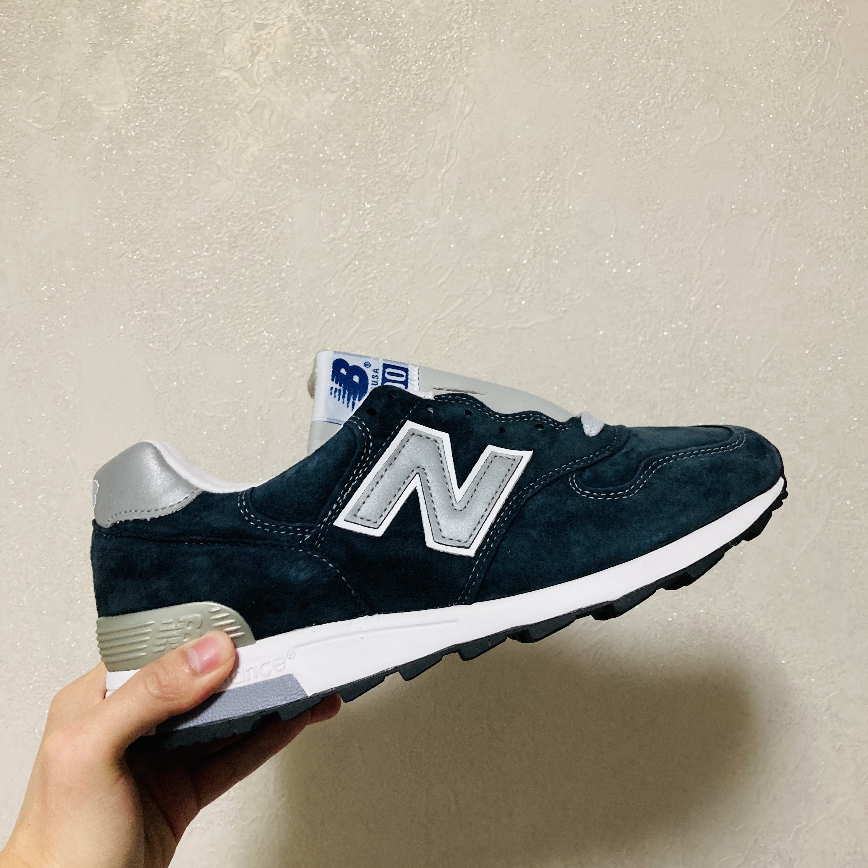 New Balance 1400 Made in USA Navy 착용 스타일
