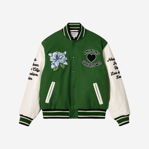 Carhartt WIP x Awake NY Teddy Jacket Green Cream