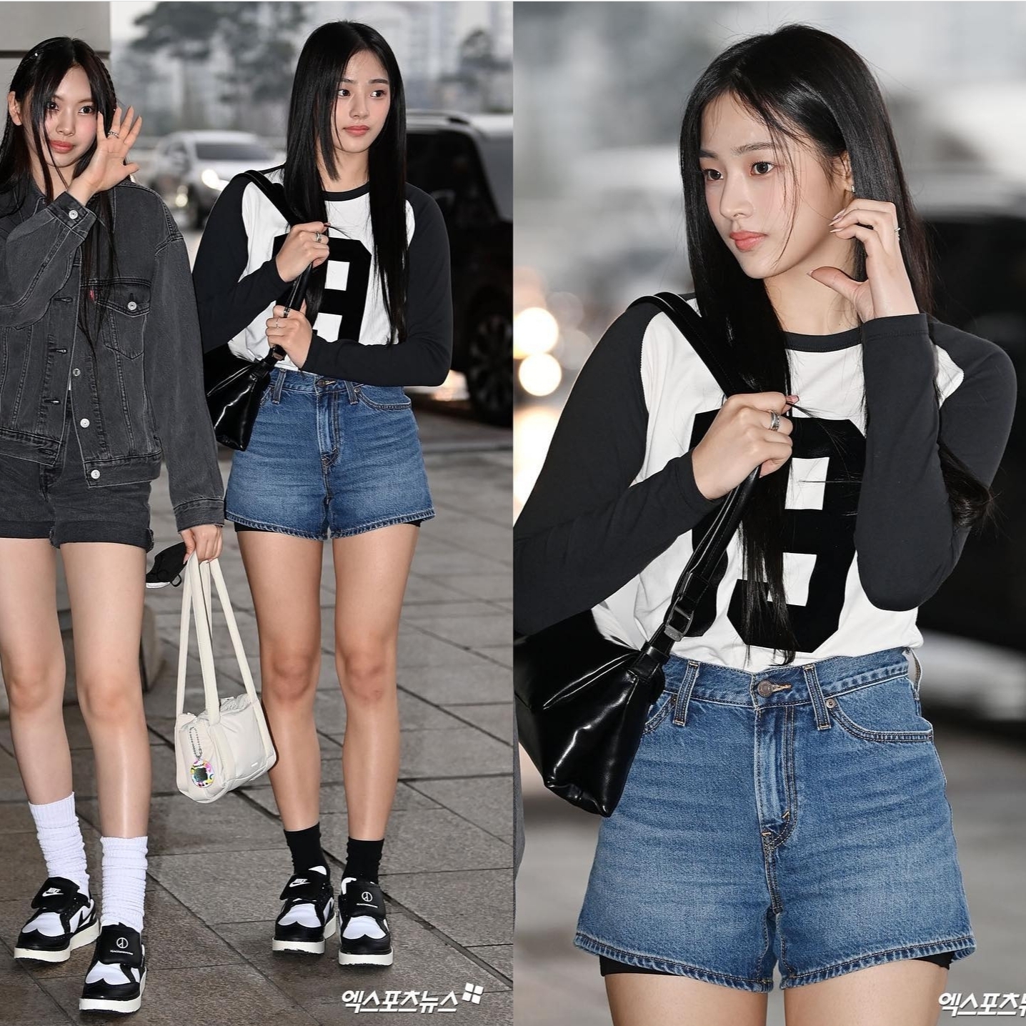 Nike x Peaceminusone Kwondo1 Black and White 착용 스타일 - 1