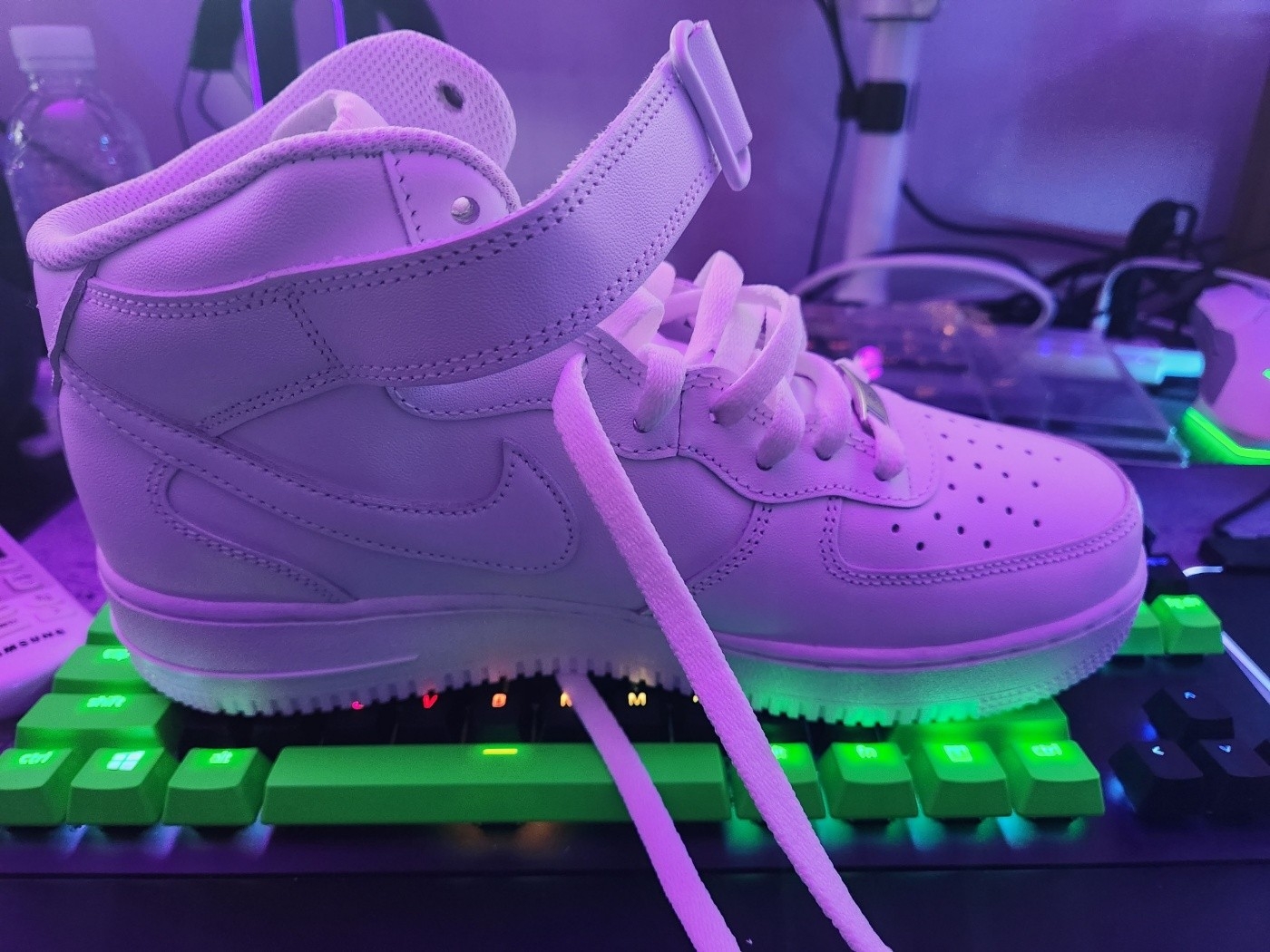 Nike Air Force 1 Mid '07 White 착용 스타일
