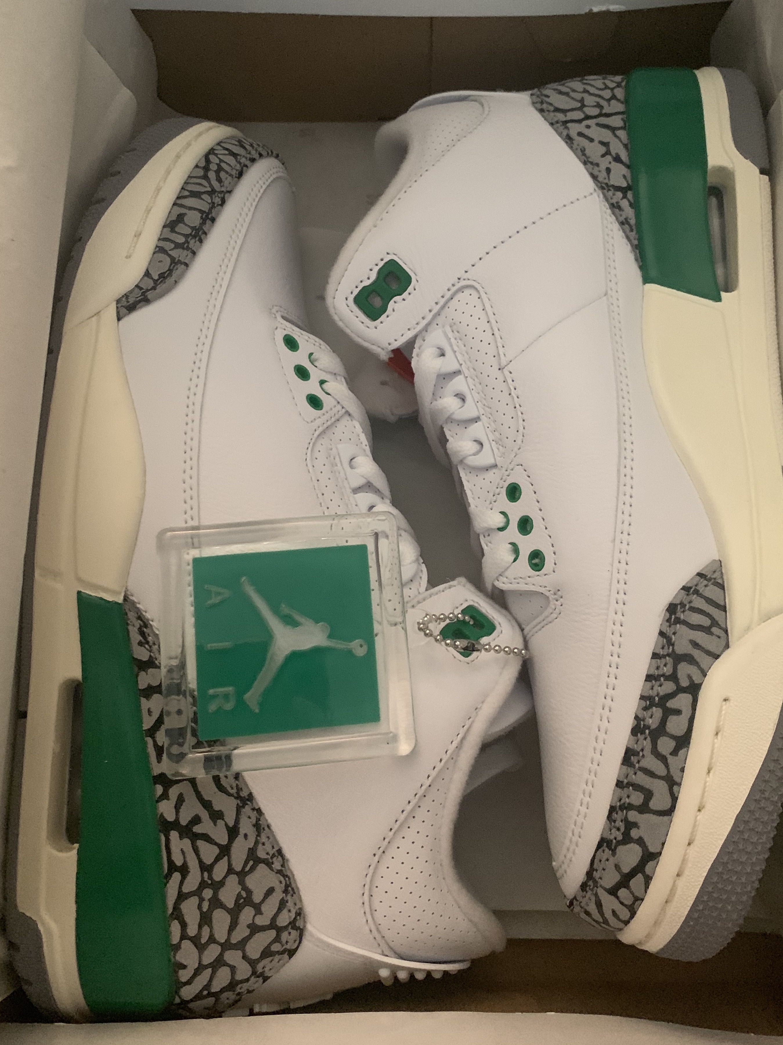 (W) Jordan 3 Retro Lucky Green 착용 스타일