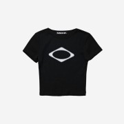 (W) Mischief Rhombus Blur T-Shirt Mini Black