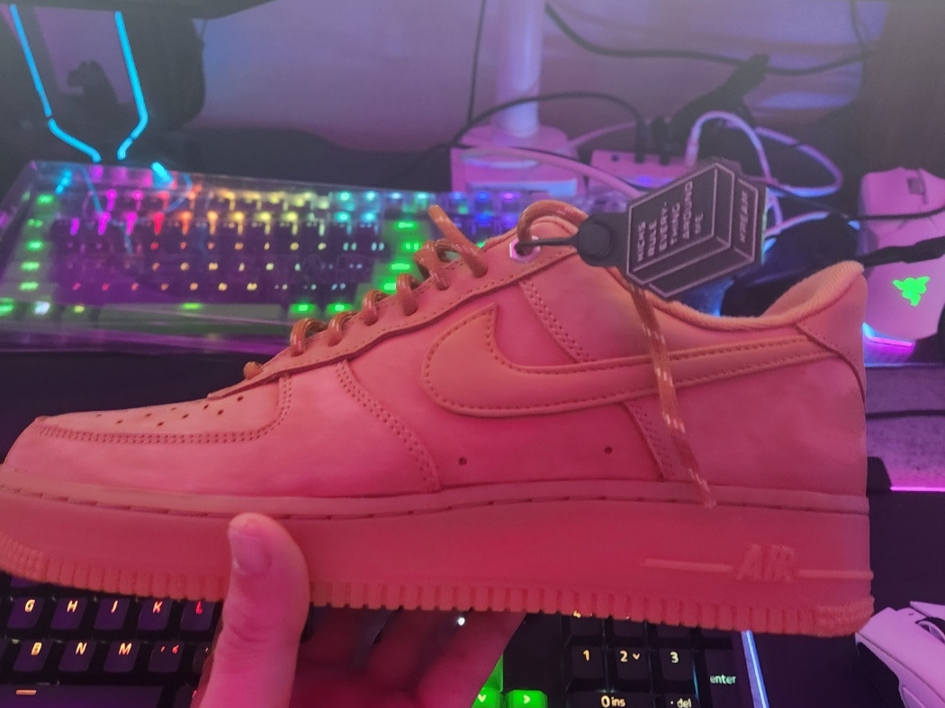 Nike Air Force 1 '07 WB Flax 착용 스타일 - 1