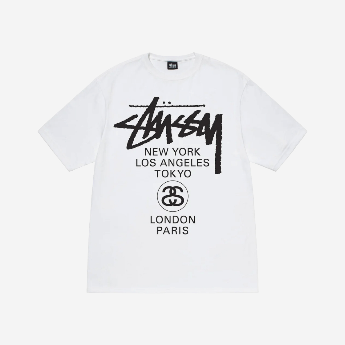 스투시 월드투어 티셔츠 화이트 2023 | Stussy | KREAM