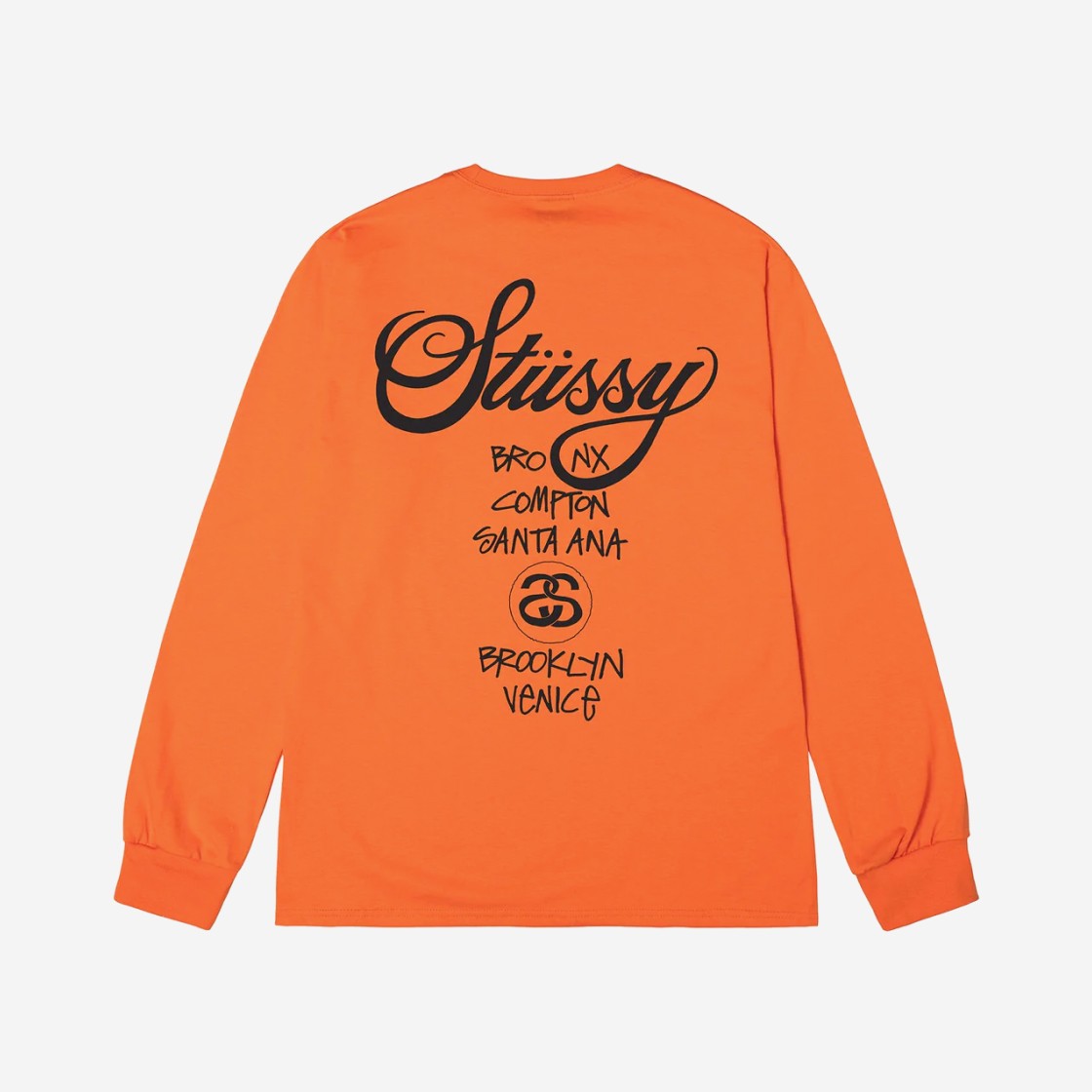 Stussy World Tour LS T-Shirt Coral 2023 상세 이미지 2