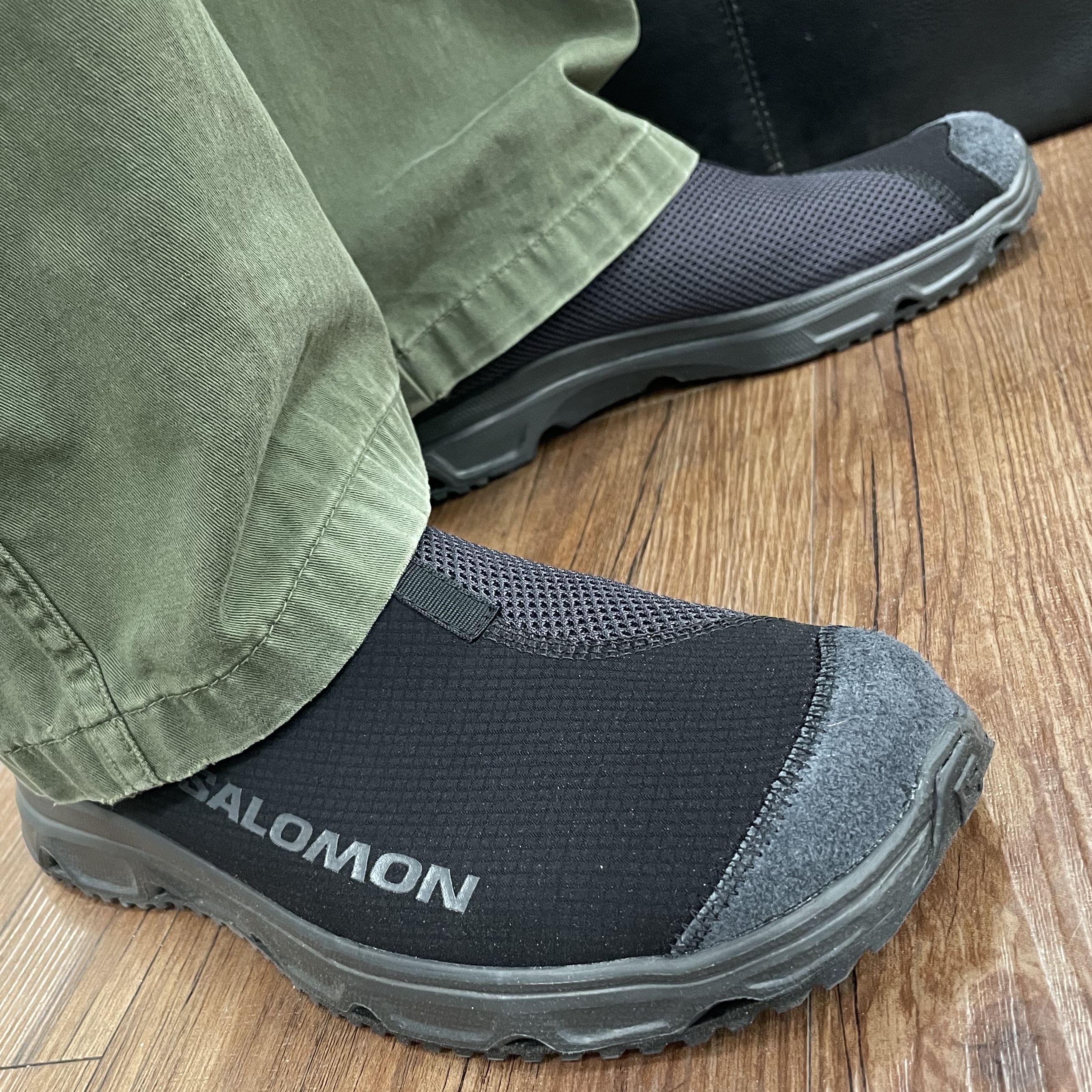 Salomon RX Slide 3.0 Black 착용 스타일