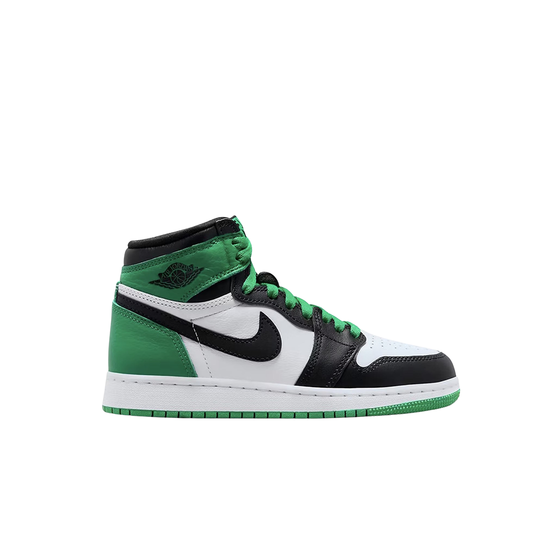(GS) 조던 1 레트로 하이 OG 블랙 앤 럭키 그린((GS) Jordan 1 Retro High OG Black and Lucky Green)