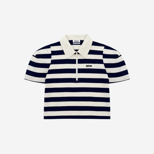 (W) Grove Everlyn T-Shirt Ivory Navy - 23ES