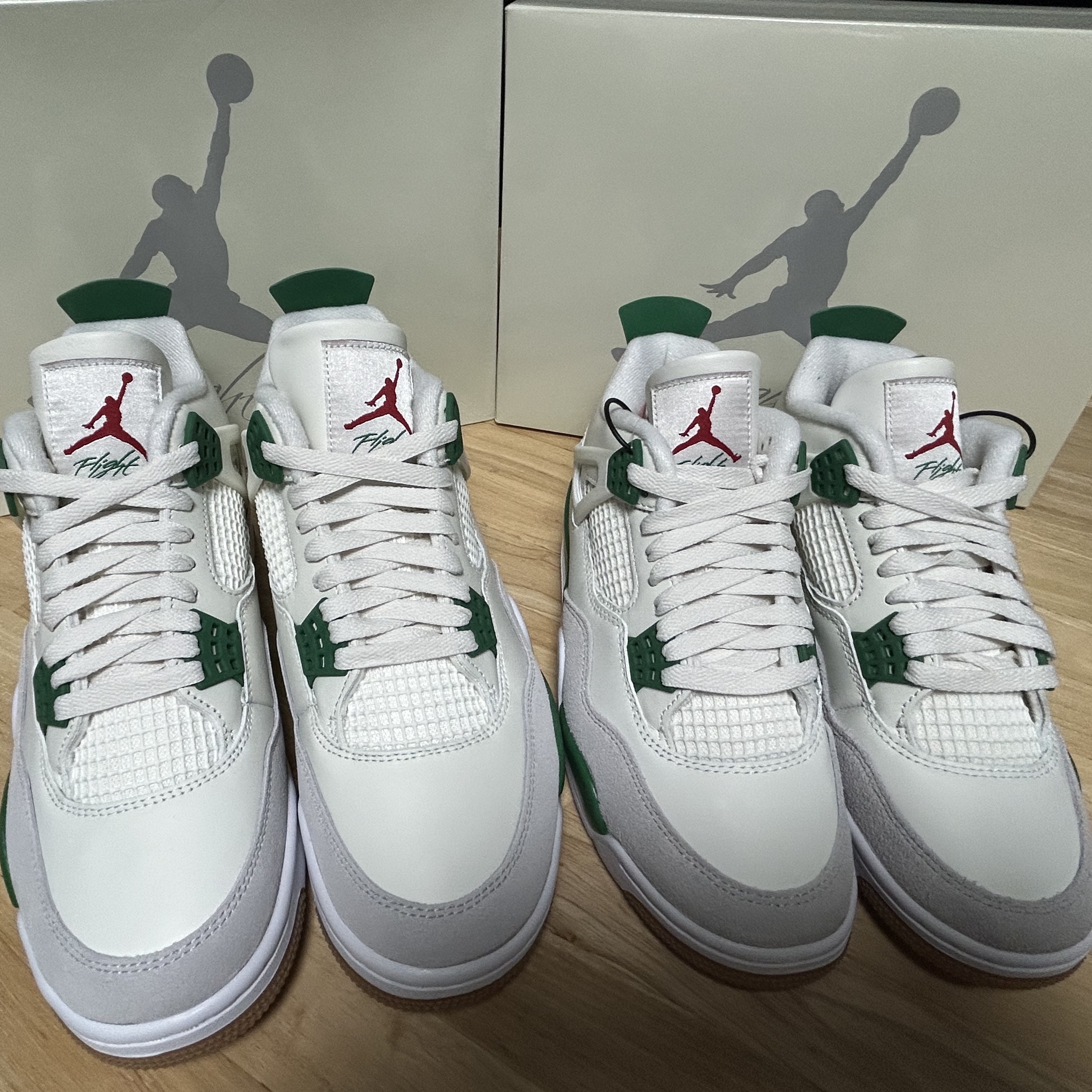 Jordan 4 x Nike SB Retro SP Pine Green 착용 스타일