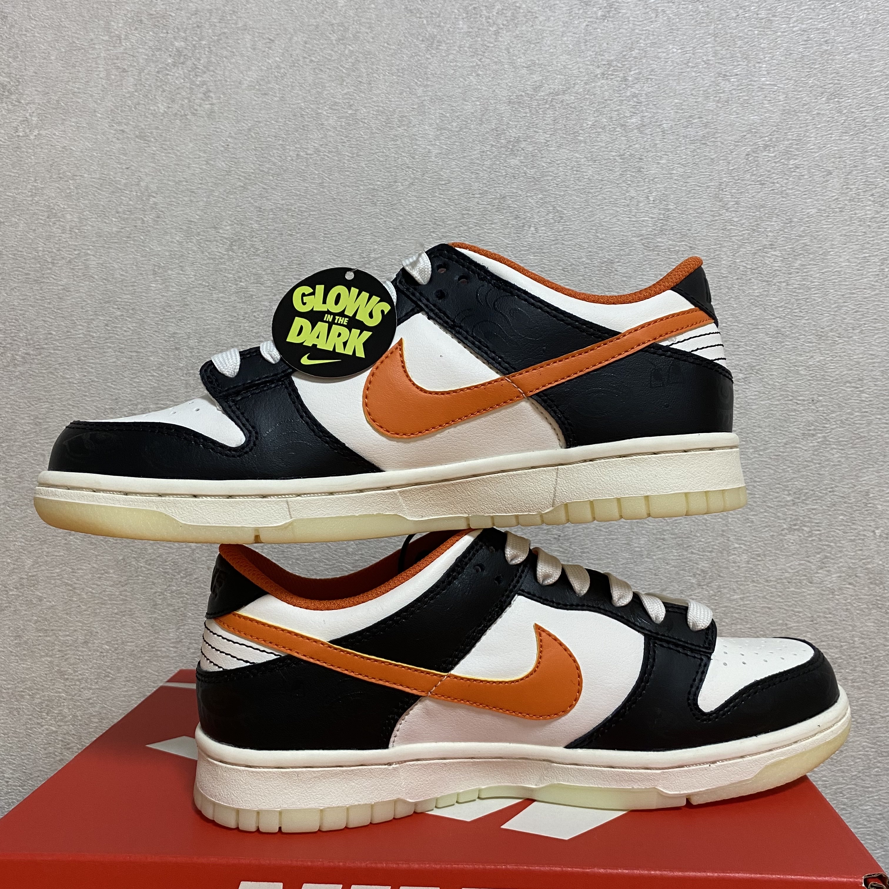Nike Dunk Low Retro PRM Halloween, (GS) Nike Dunk Low PRM Halloween 착용 스타일 - 2