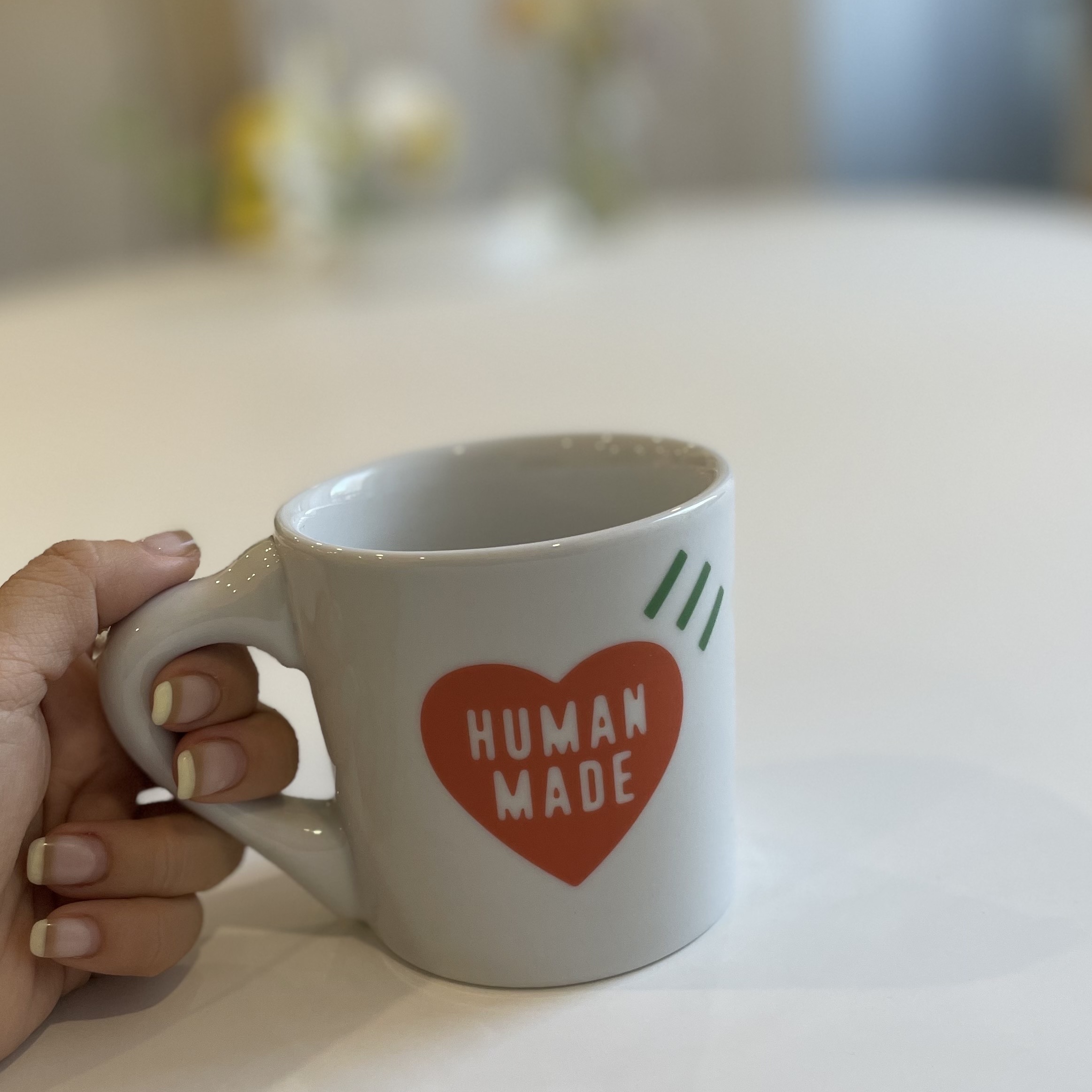 Human Made Rabbit Mug White 착용 스타일 - 2