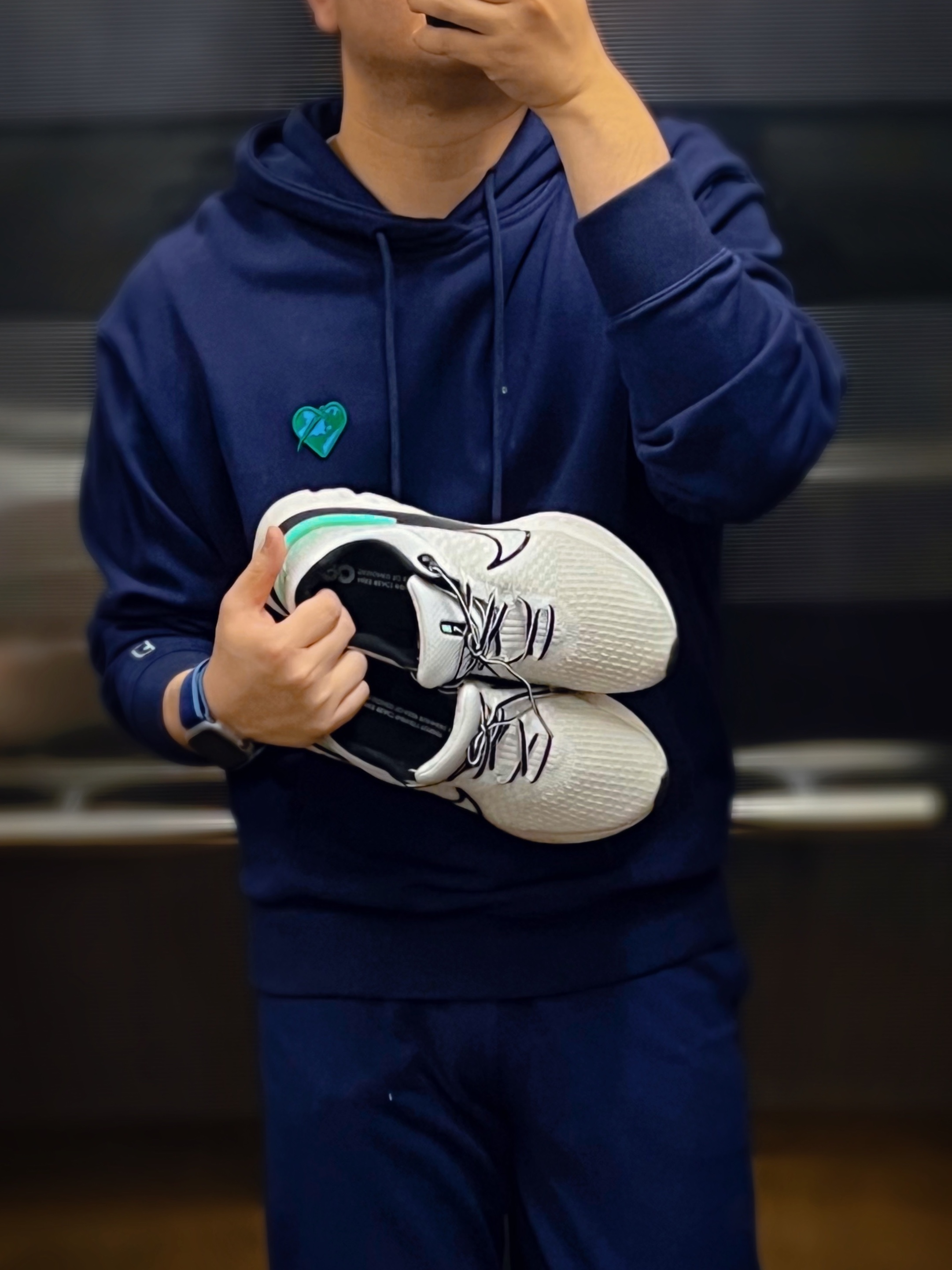 Nike React Infinity Run Flyknit 3 Phantom Light Bone 착용 스타일 - 1