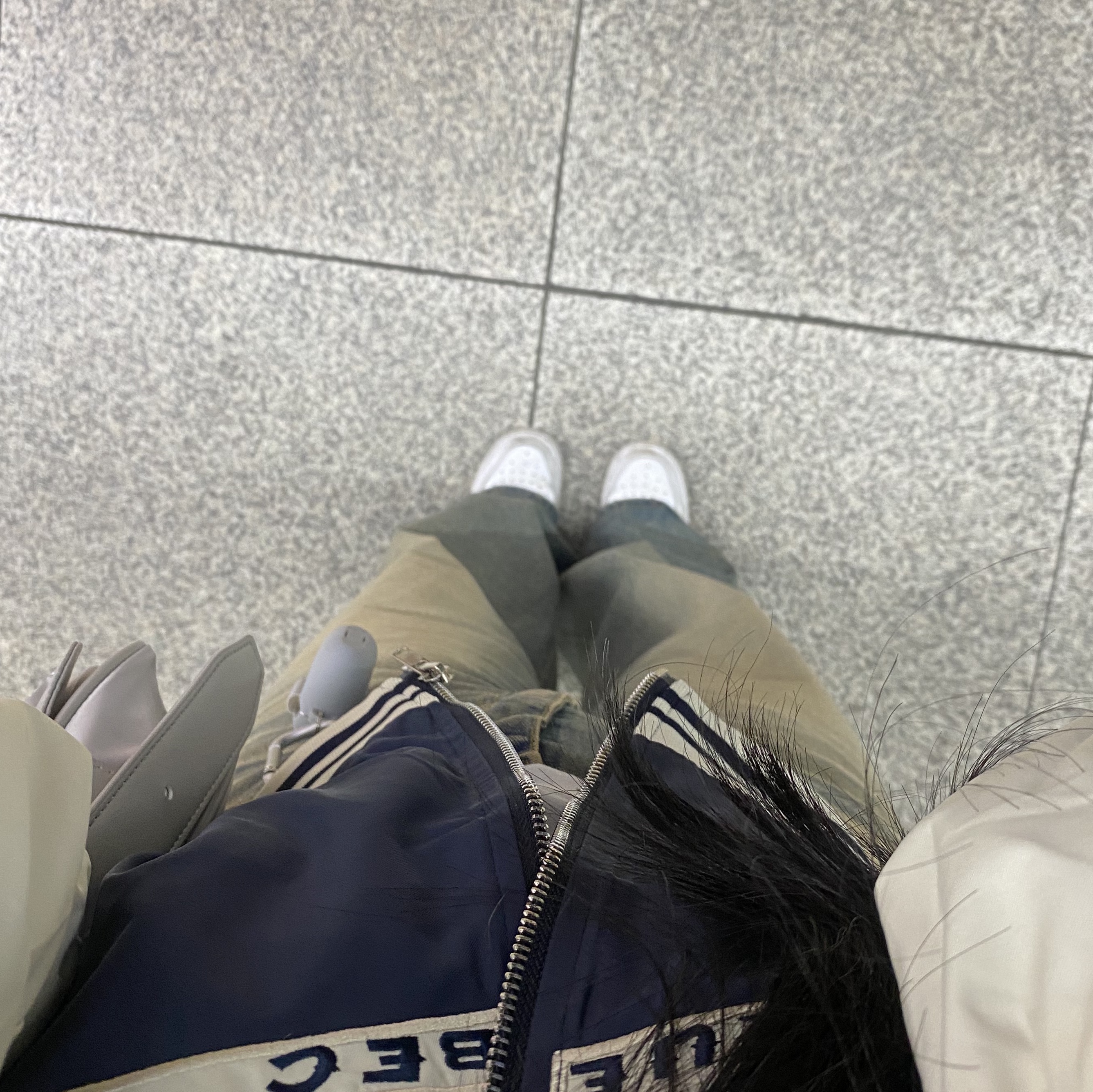 (W) Nike Air Force 1 '07 Low White 착용 스타일