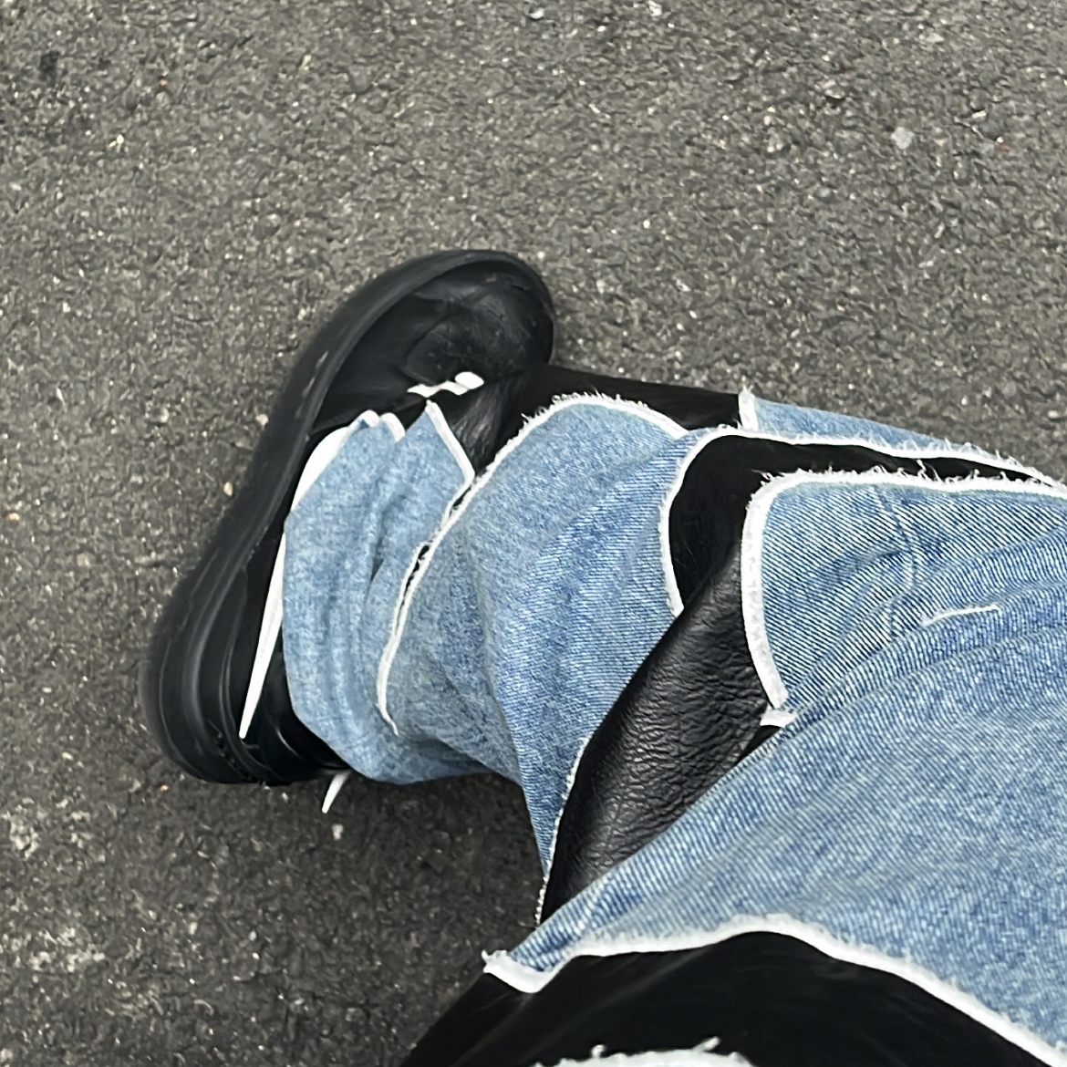 Nike x Ambush Air Force 1 Low SP Black 착용 스타일 - 2
