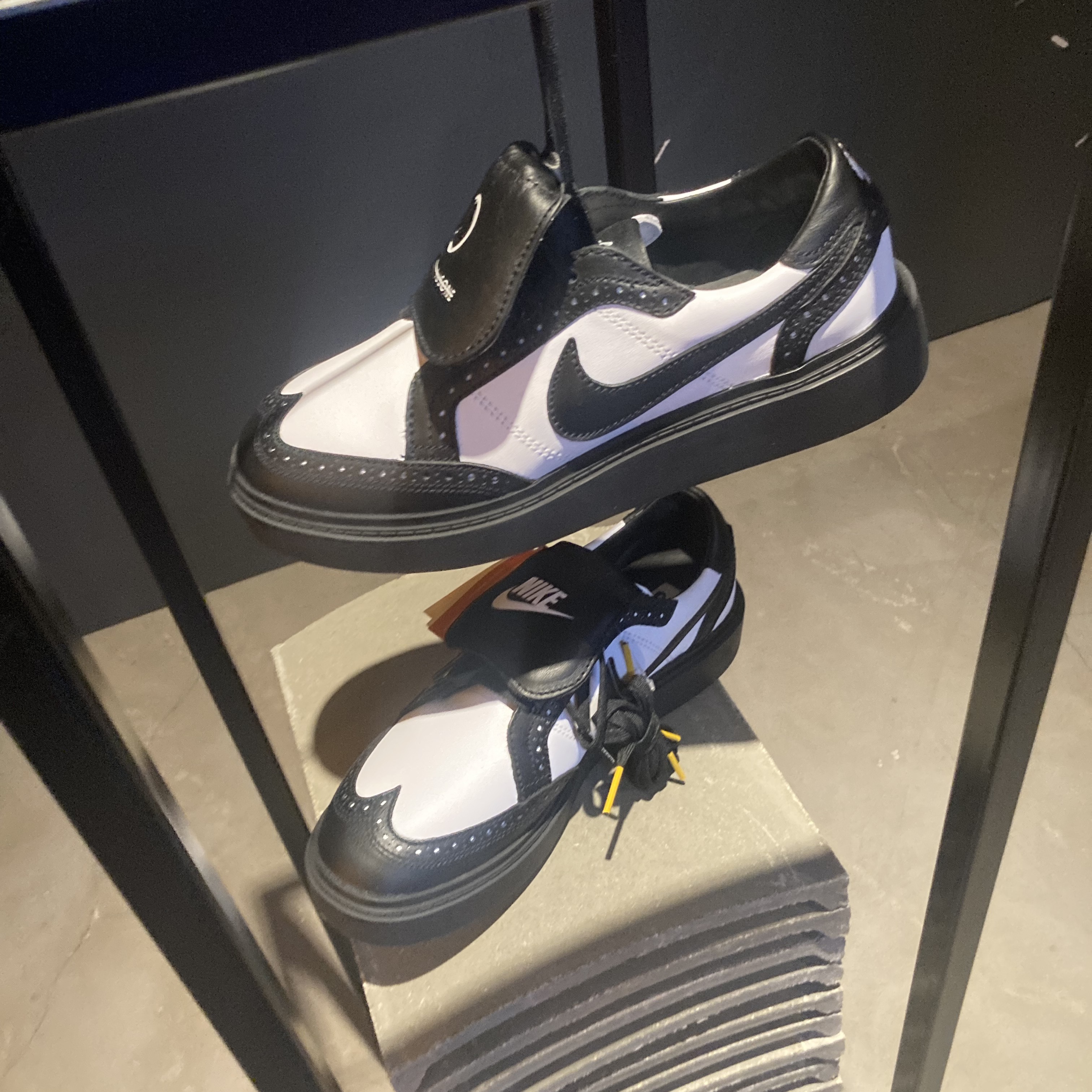 Nike x Comme des Garcons Homme Plus Air Force Mid White, Supreme Aerial Tapestry Harrington Jacket - 20FW 착용 스타일 - 3