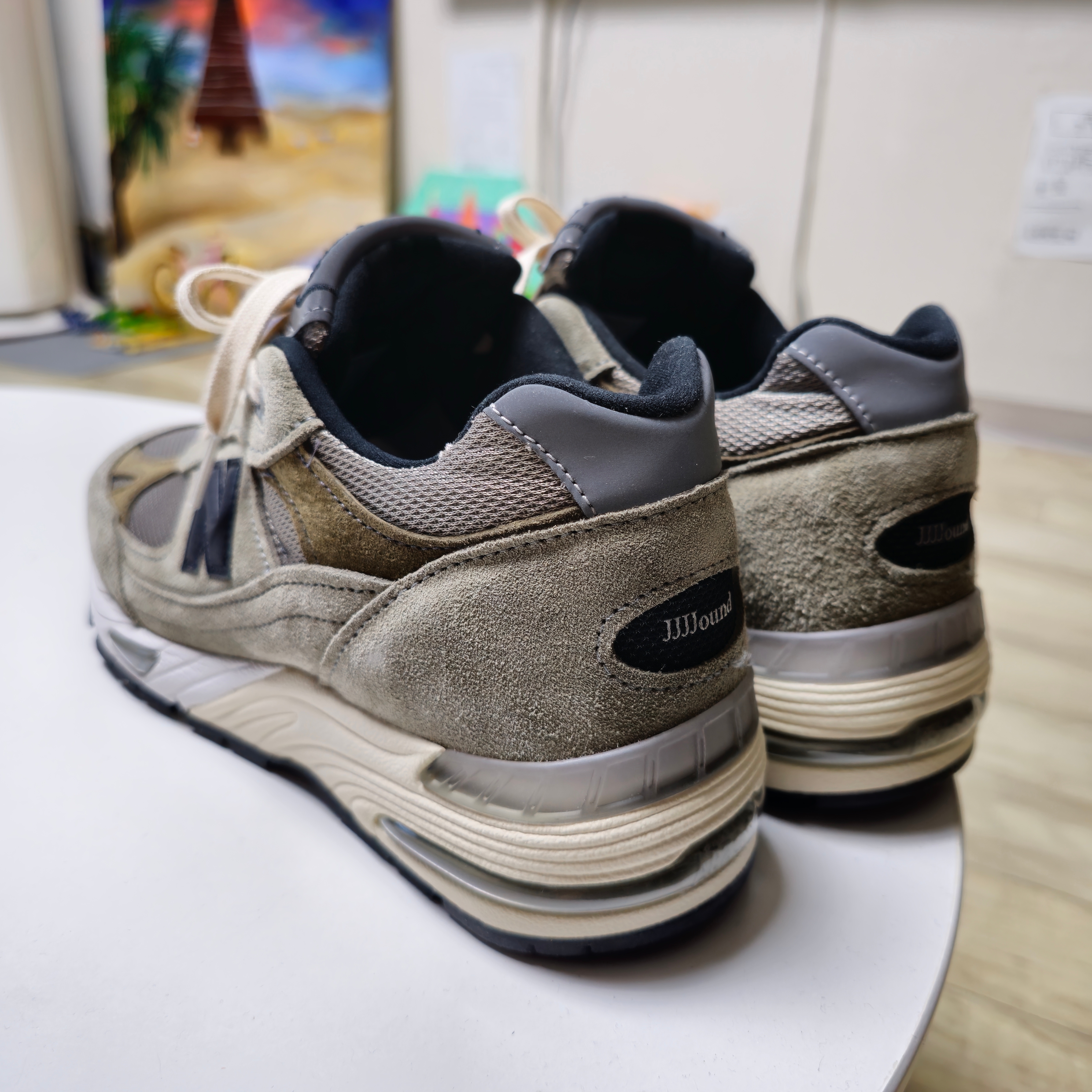 New Balance x JJJJound 991 Made in UK Grey 착용 스타일 - 2
