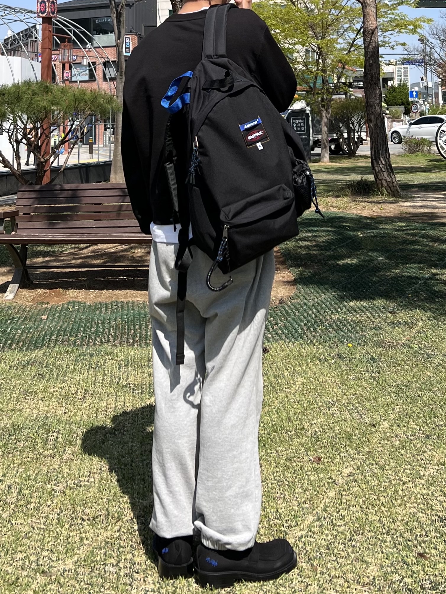 Ader Error x Eastpak Padded Backpack Black ์ฐฉ์ฉ ์คํ์ผ