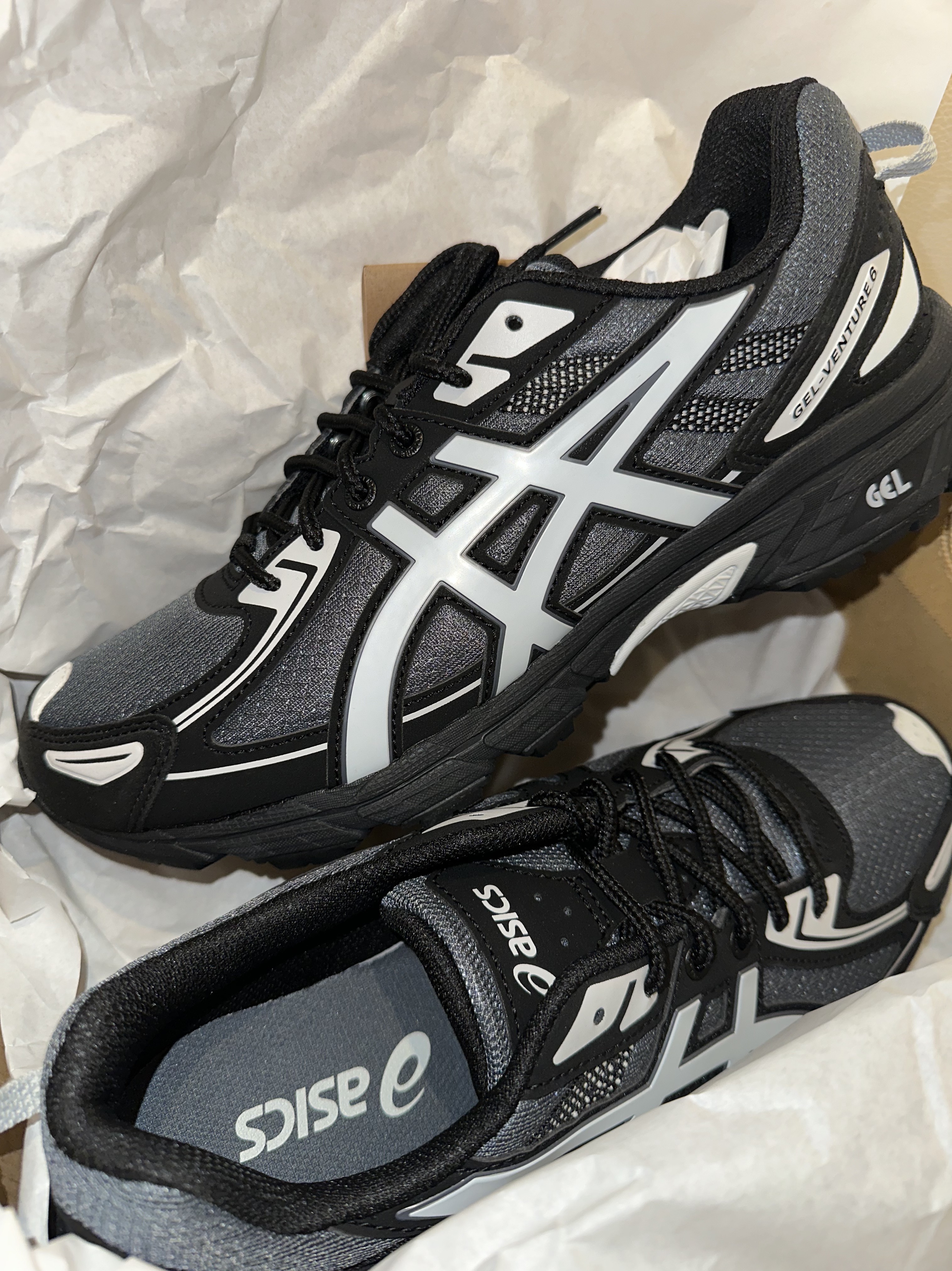 Asics Gel-Venture 6 Carrier Grey 착용 스타일