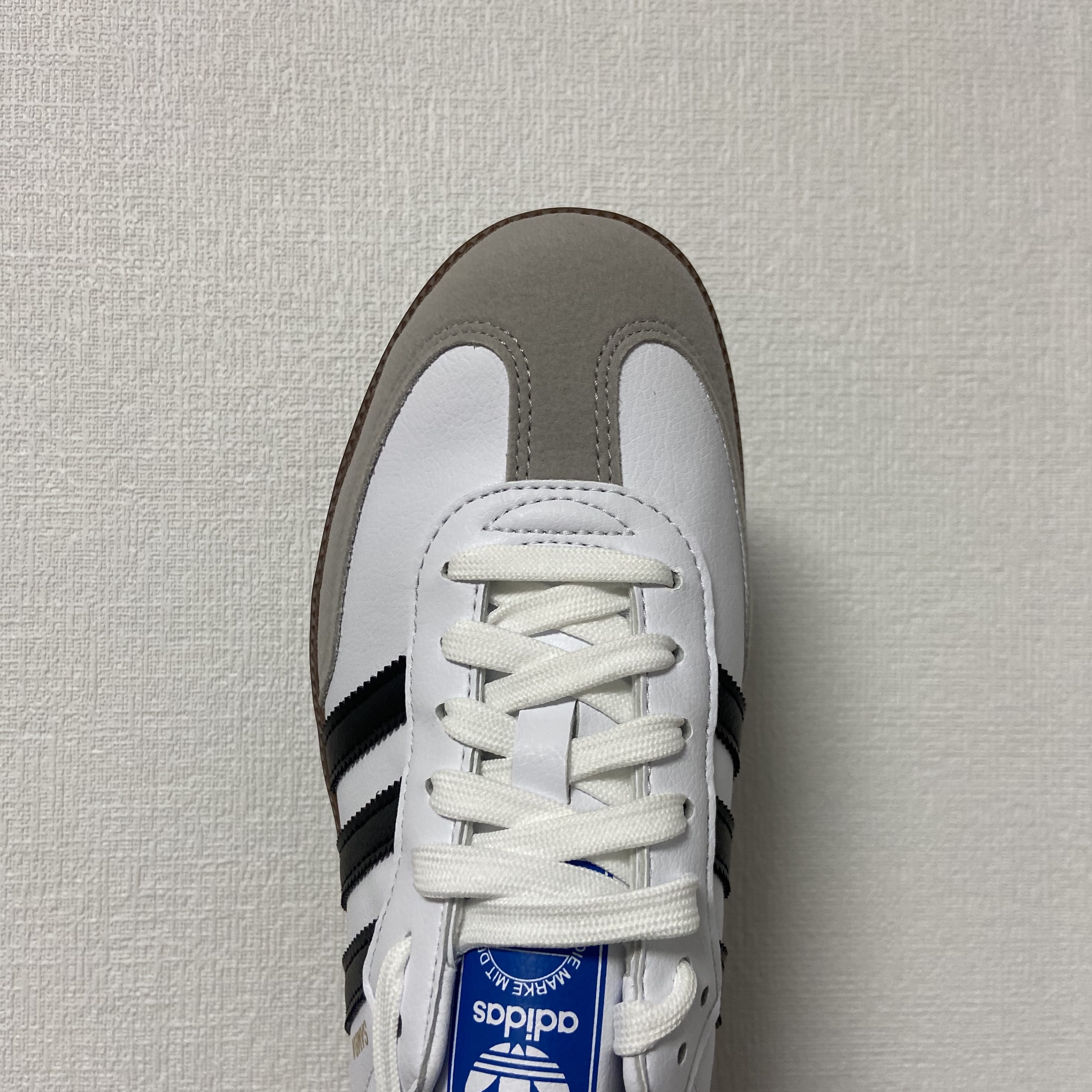 Adidas Samba Vegan White Black 착용 스타일 - 4