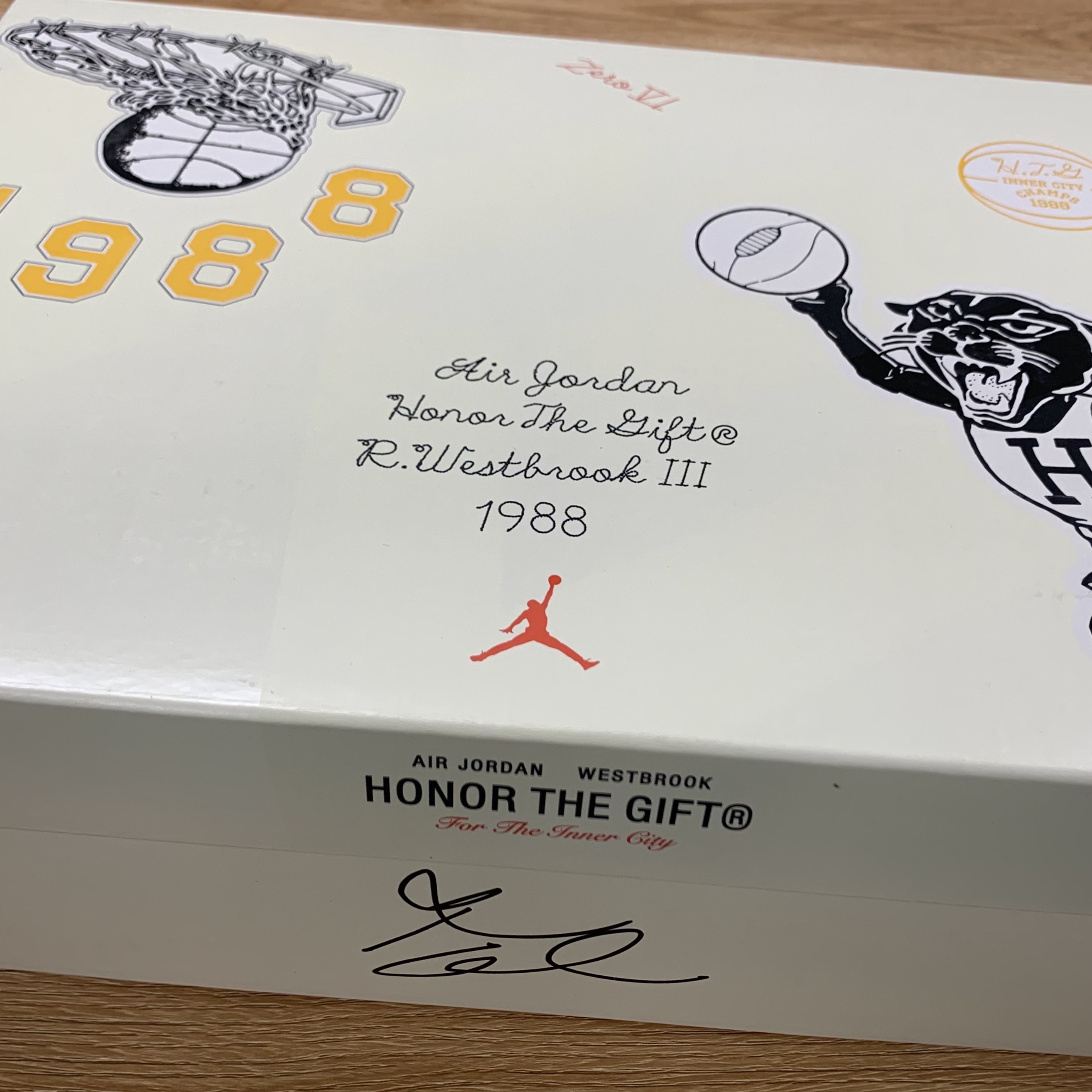 Jordan x Russell Westbrook Honor the Gift Why Not ZER0.6 PF Moon Fossil 착용 스타일 - 1