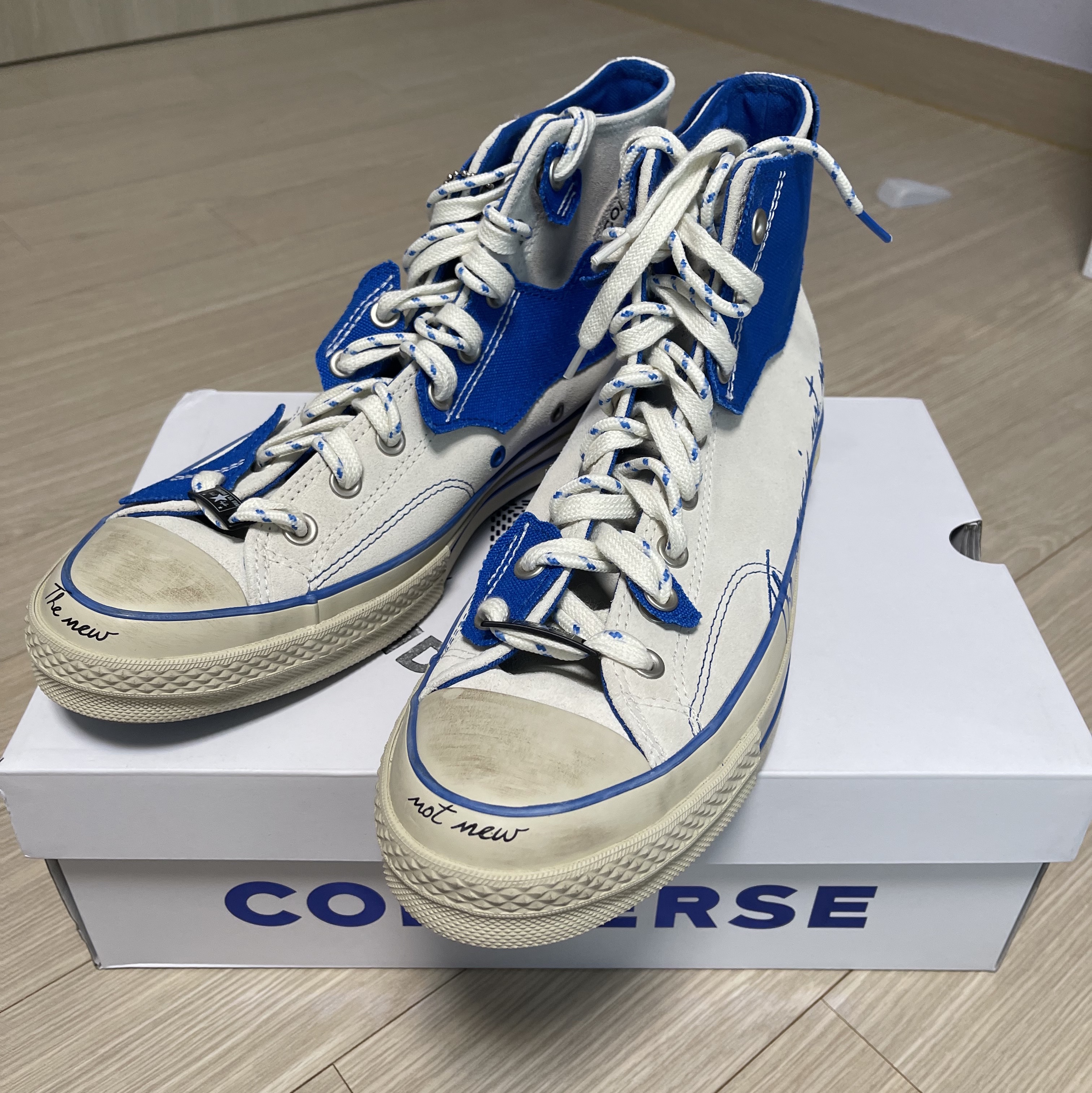 Converse x Ader Error Chuck 70 High White 착용 스타일
